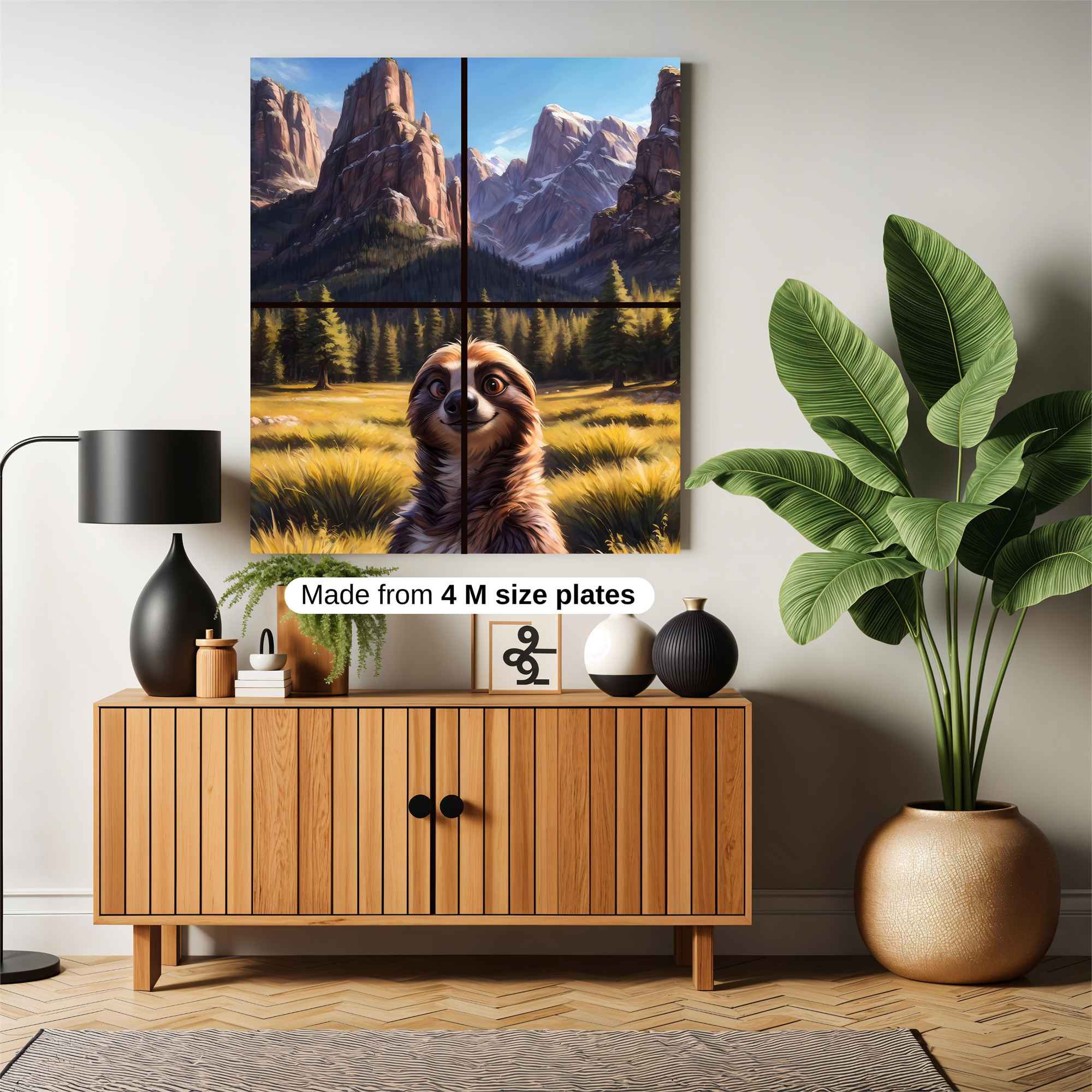 Sloth Serenity Safe Wall Magnetic / M