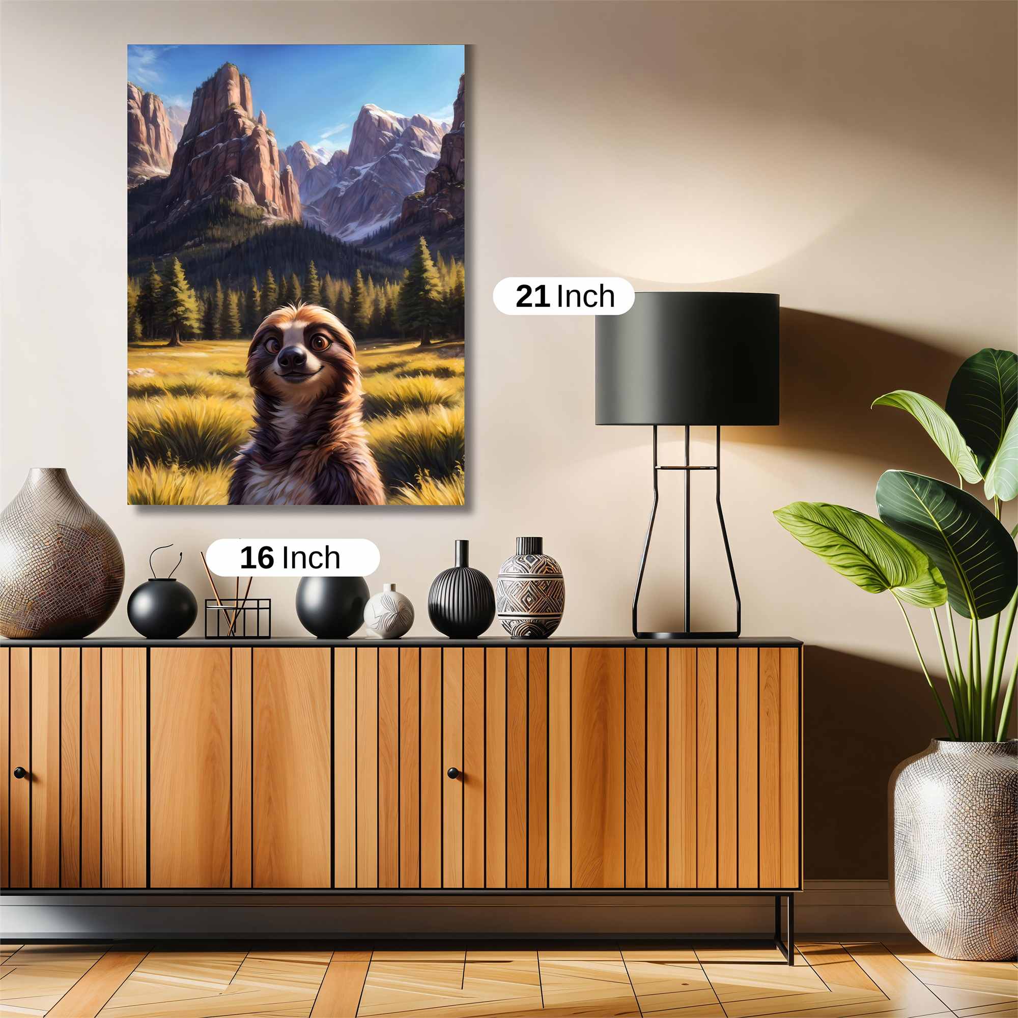 Sloth Serenity Safe Wall Magnetic / M
