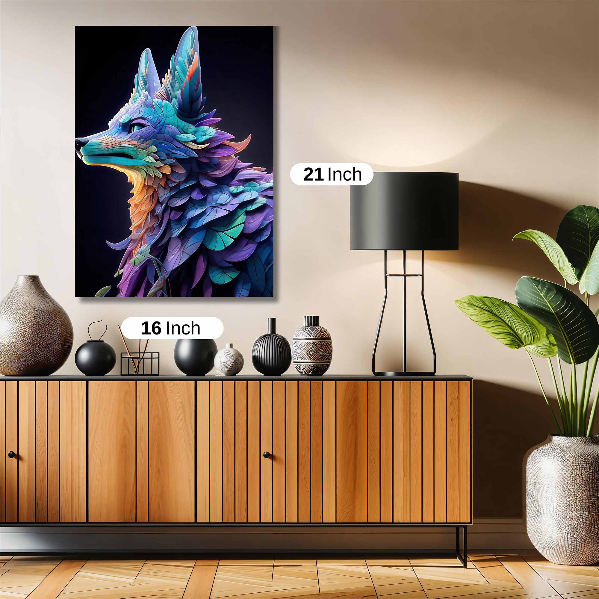 Vibrant Composition Safe Wall Magnetic / M