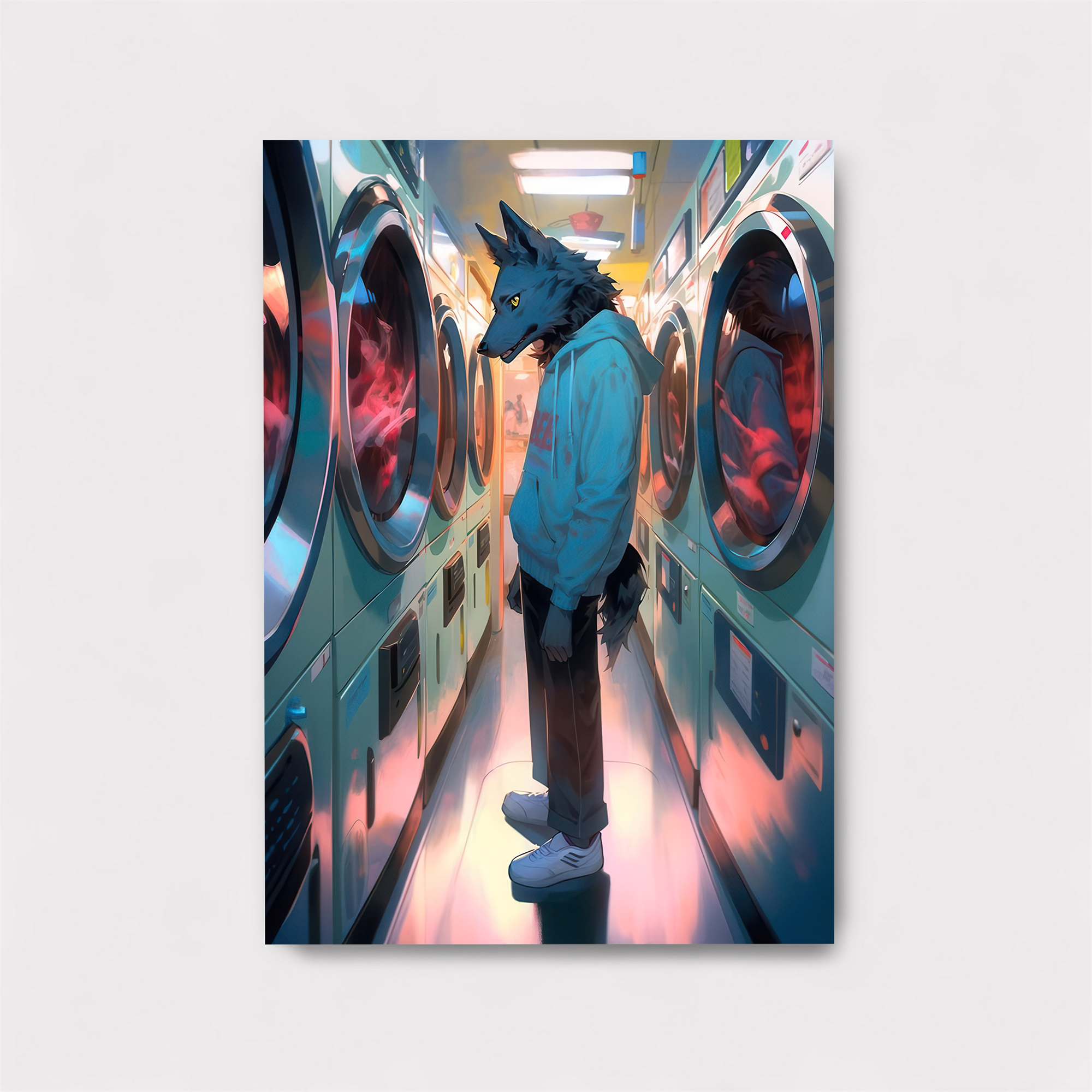 Laundromat Lupine Safe Wall Magnetic / M