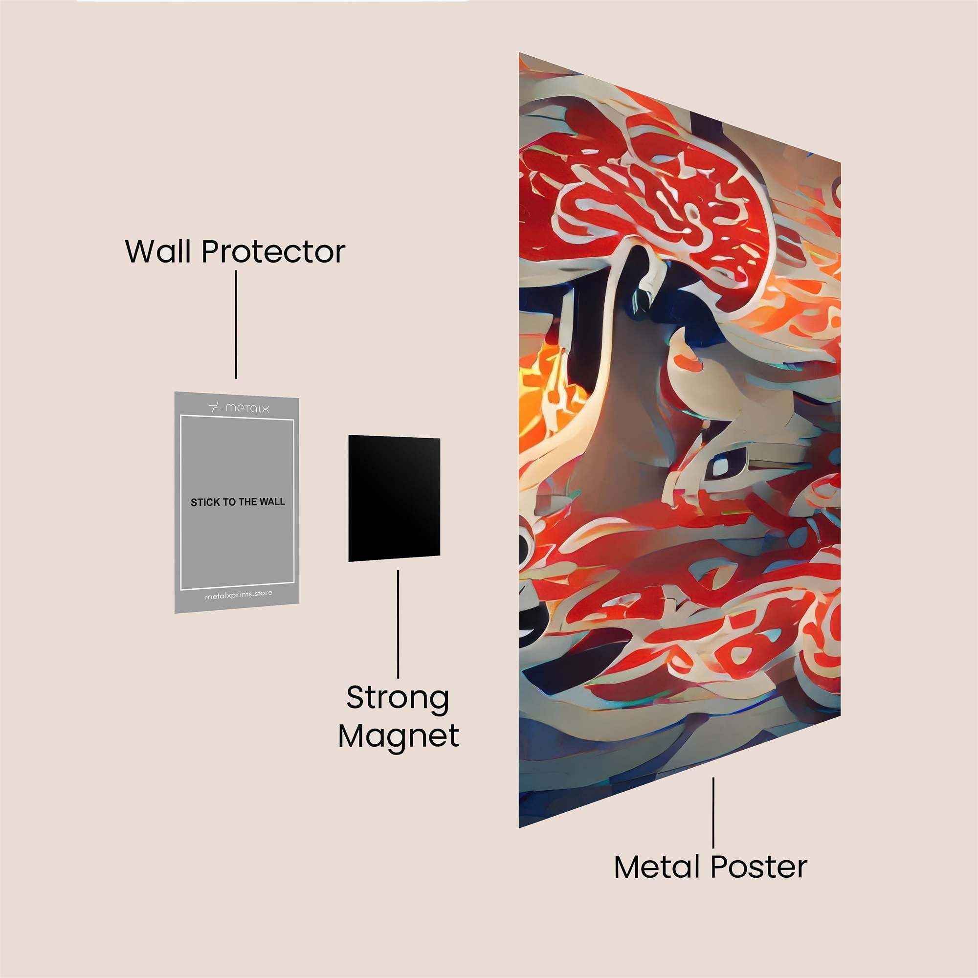 Vortex Visions Safe Wall Magnetic / M