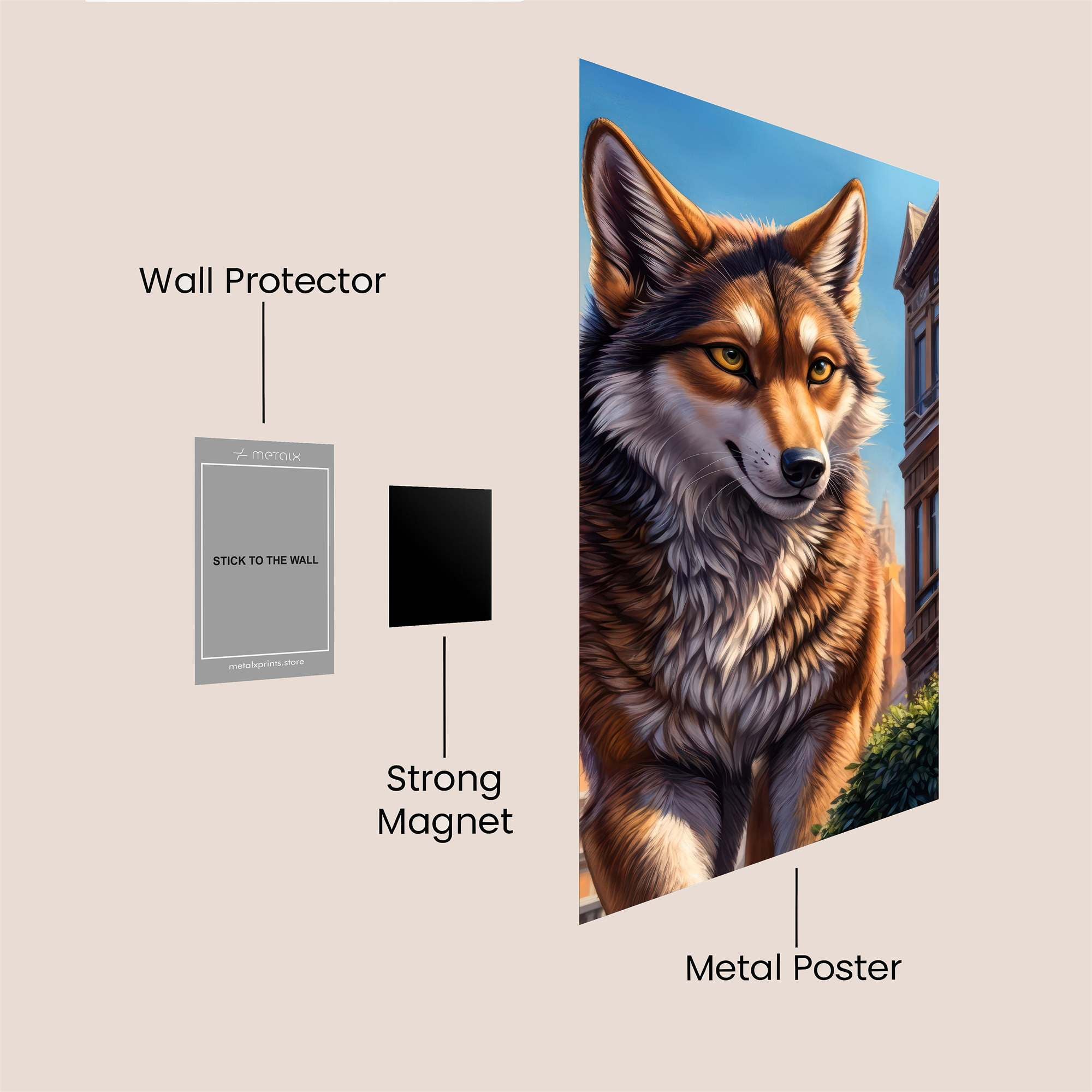 Urban Prowess Safe Wall Magnetic / M