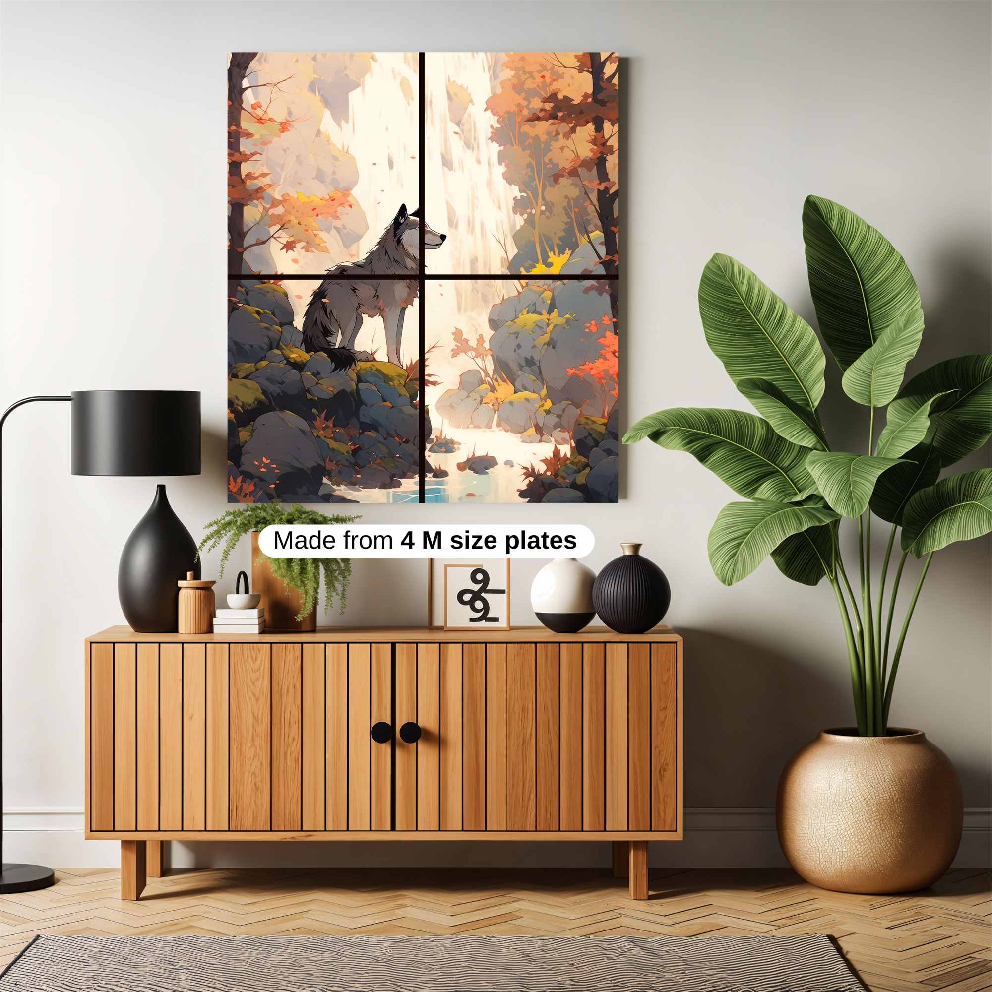 Wolf Serenade Safe Wall Magnetic / M