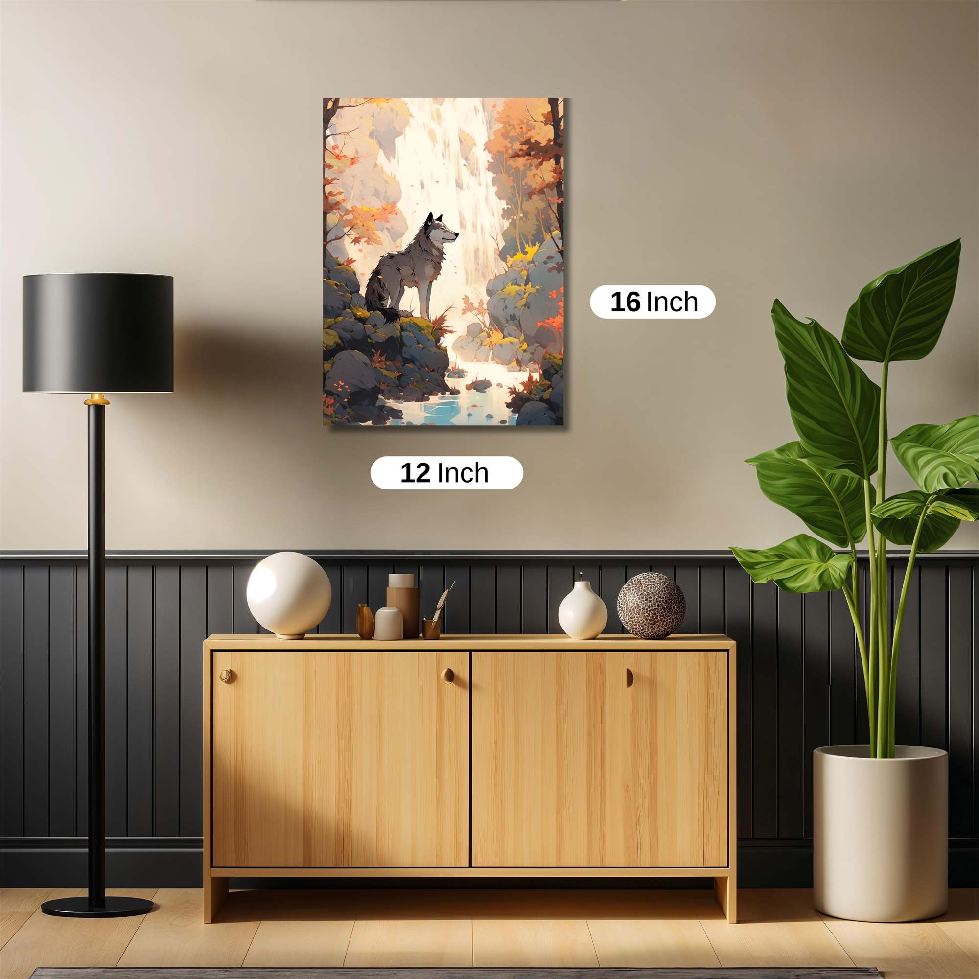 Wolf Serenade Safe Wall Magnetic / M