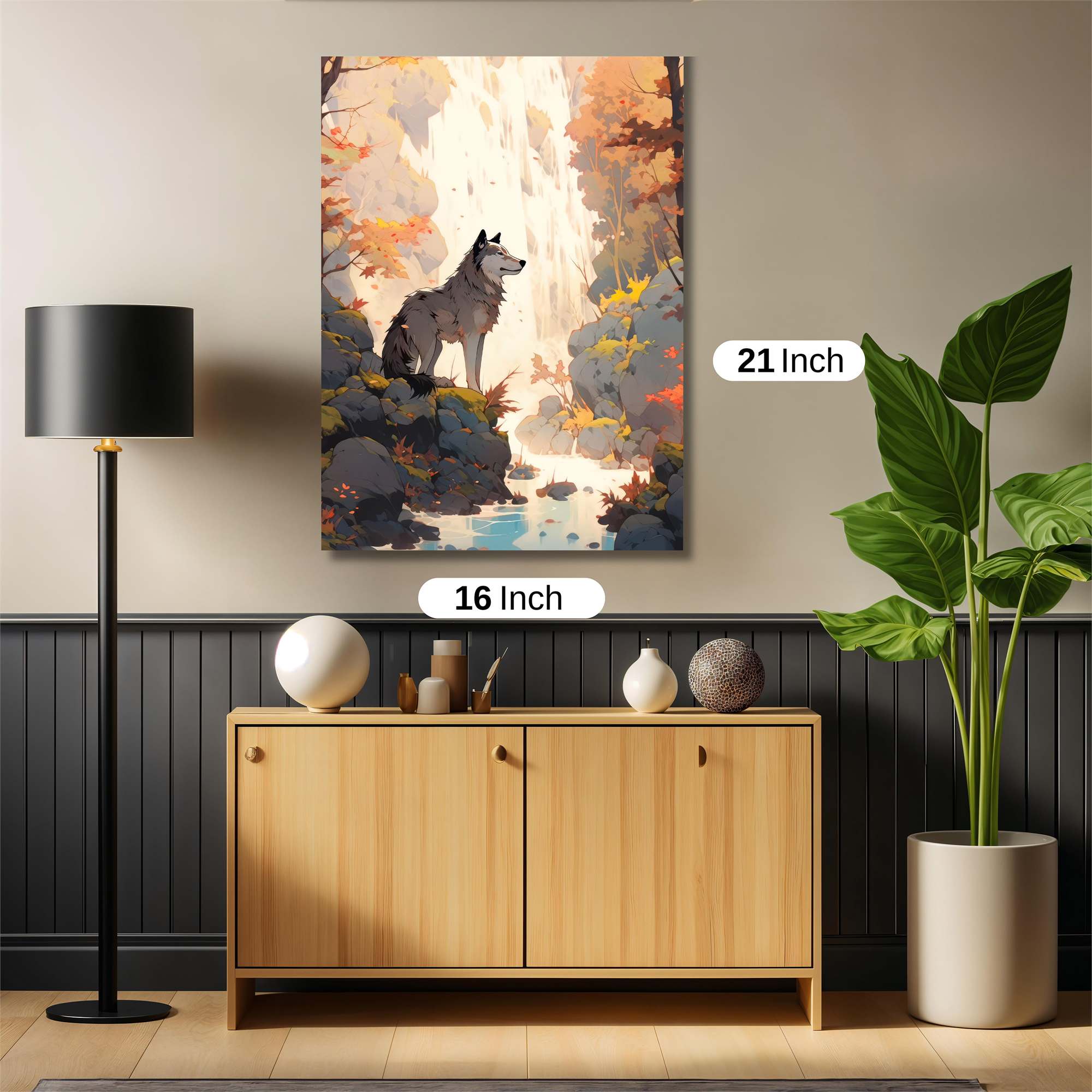 Wolf Serenade Safe Wall Magnetic / M