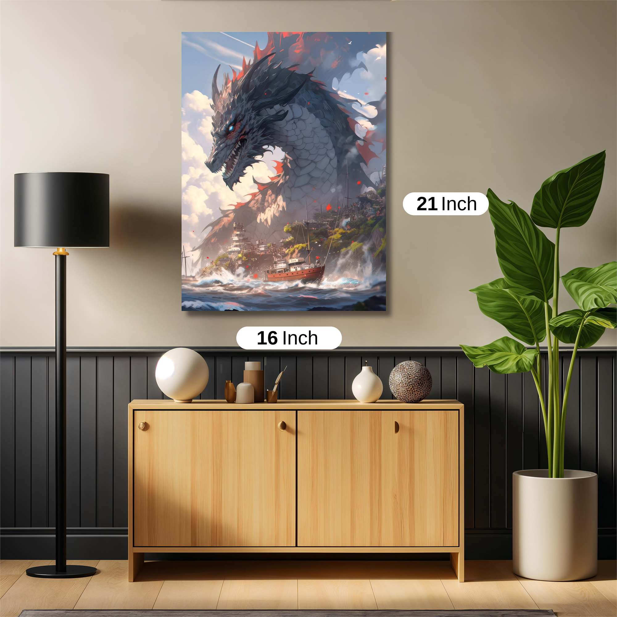 Dragon's Majesty Safe Wall Magnetic / M