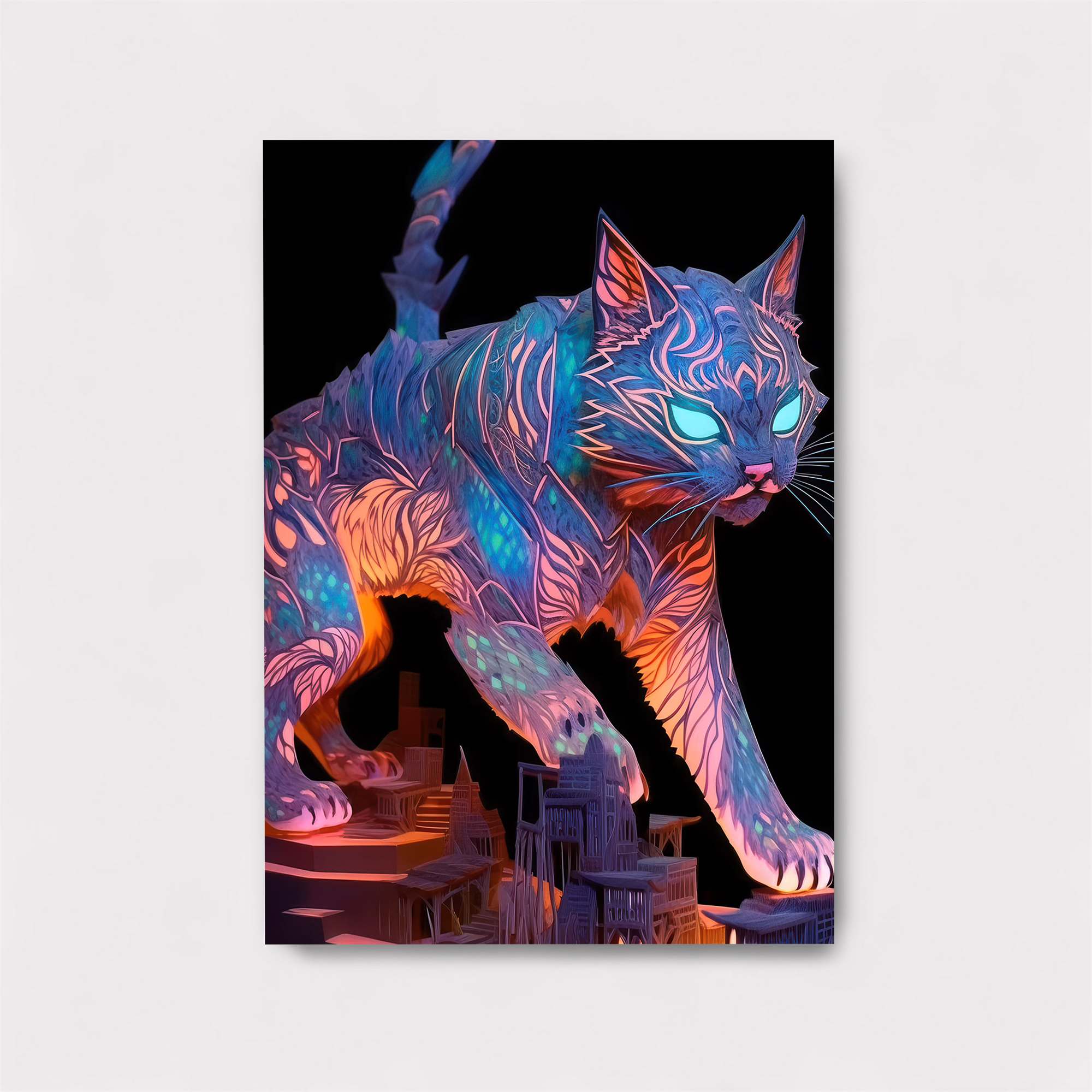 Neon Prowl Safe Wall Magnetic / M