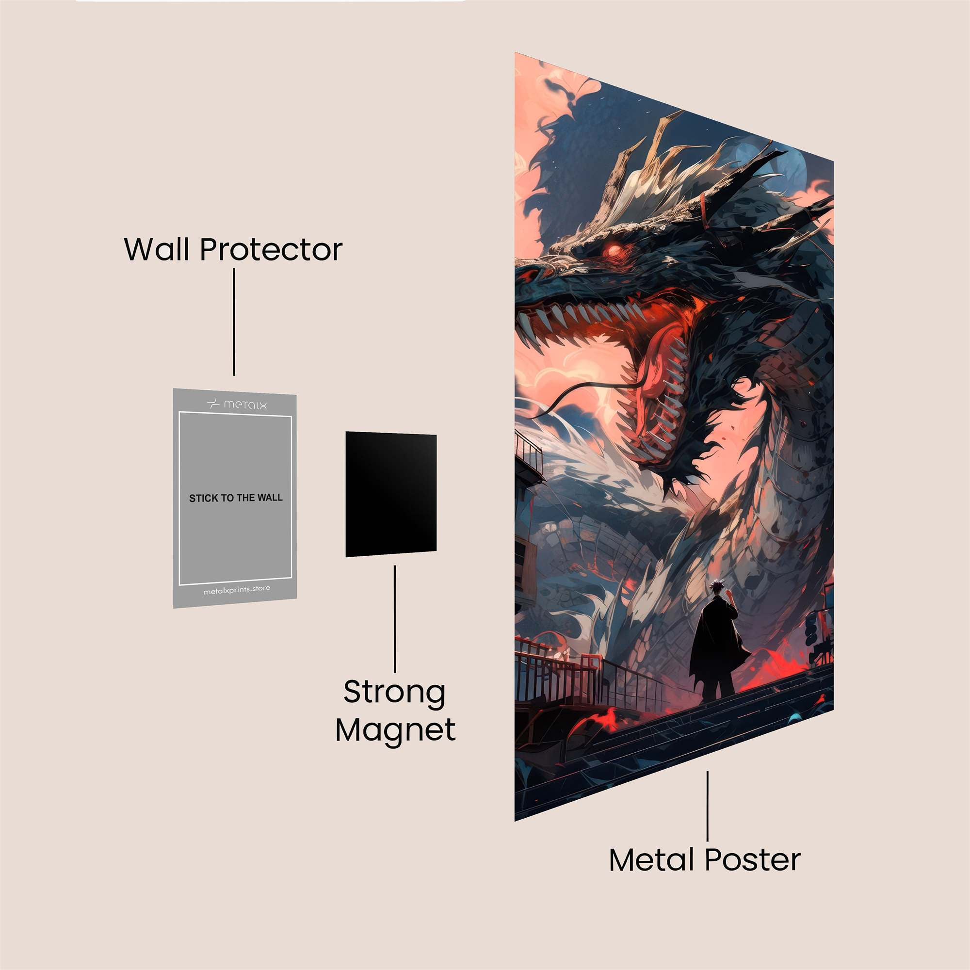 Dragon Encounter Safe Wall Magnetic / M
