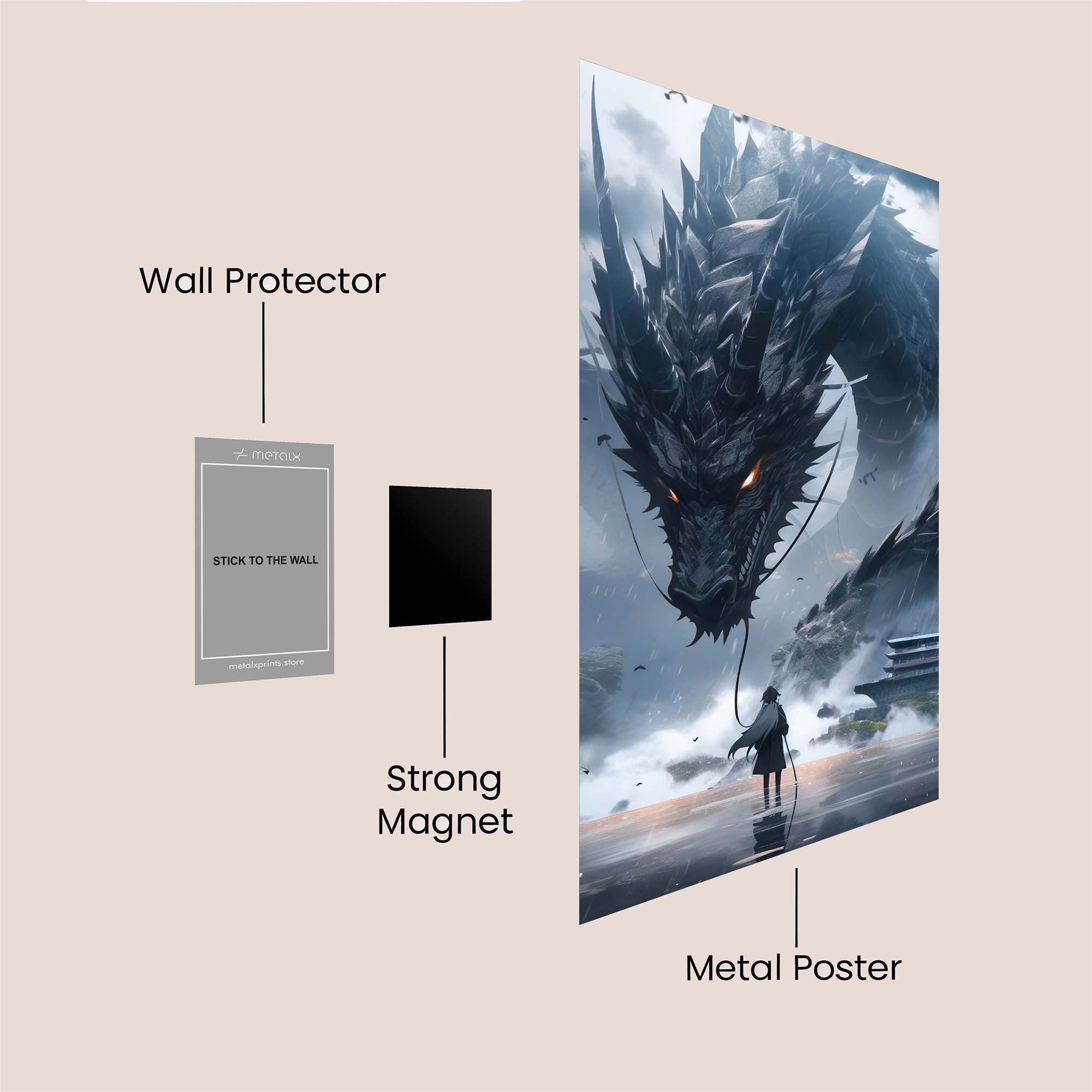 Dragon Encounter Safe Wall Magnetic / M