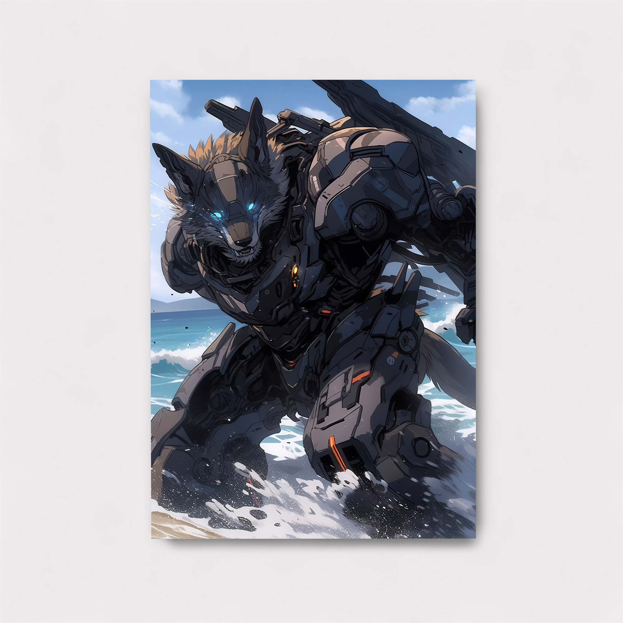 Cyber Wolfstorm Safe Wall Magnetic / M