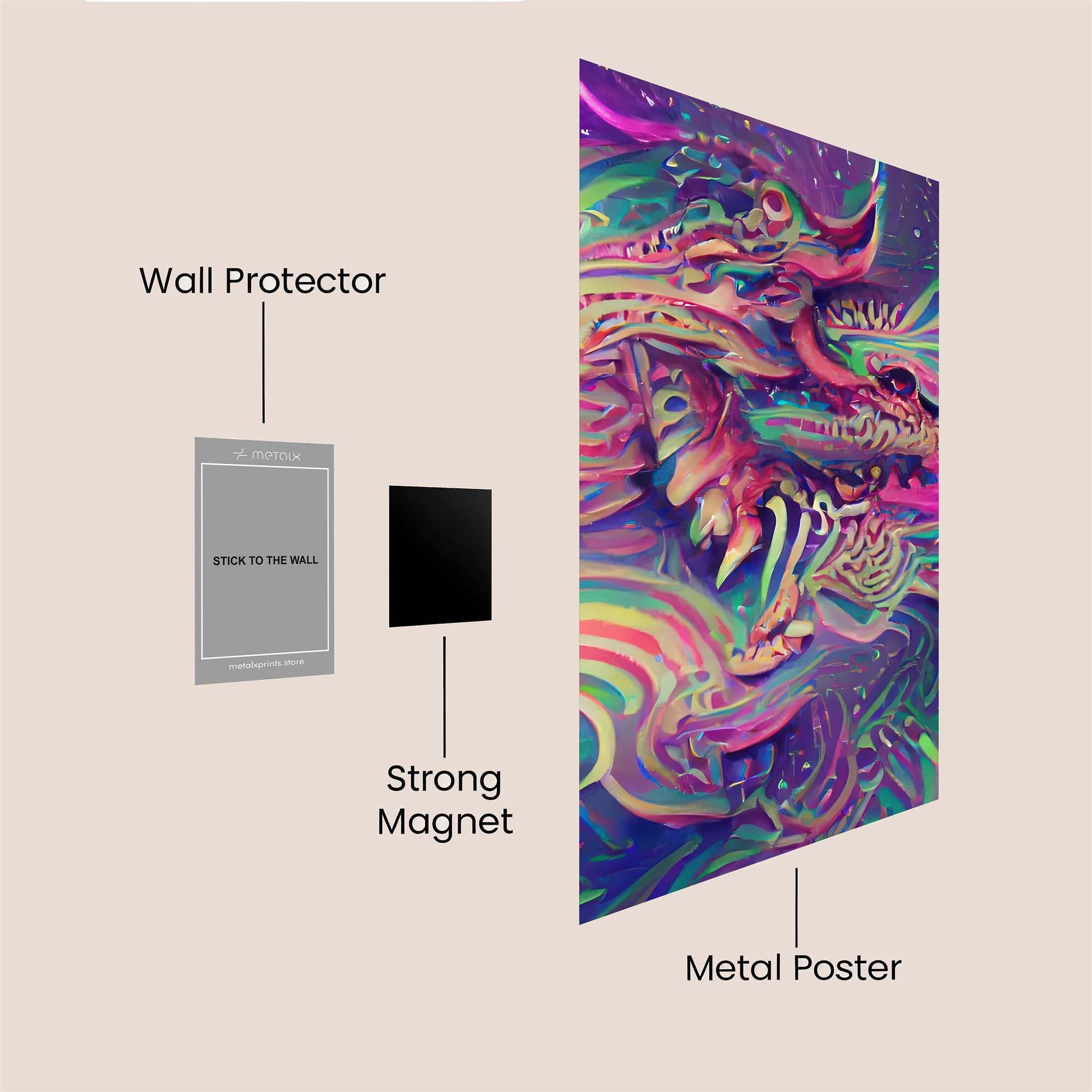 Dragon Whirlwind Safe Wall Magnetic / M