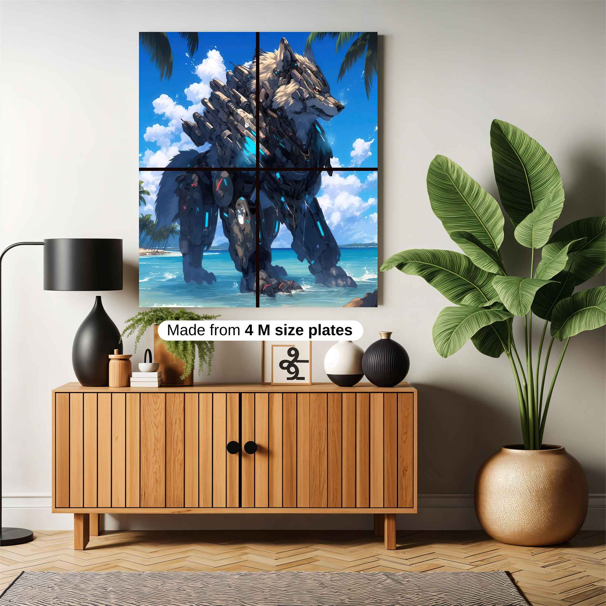 Cyberwolf Tranquility Safe Wall Magnetic / M