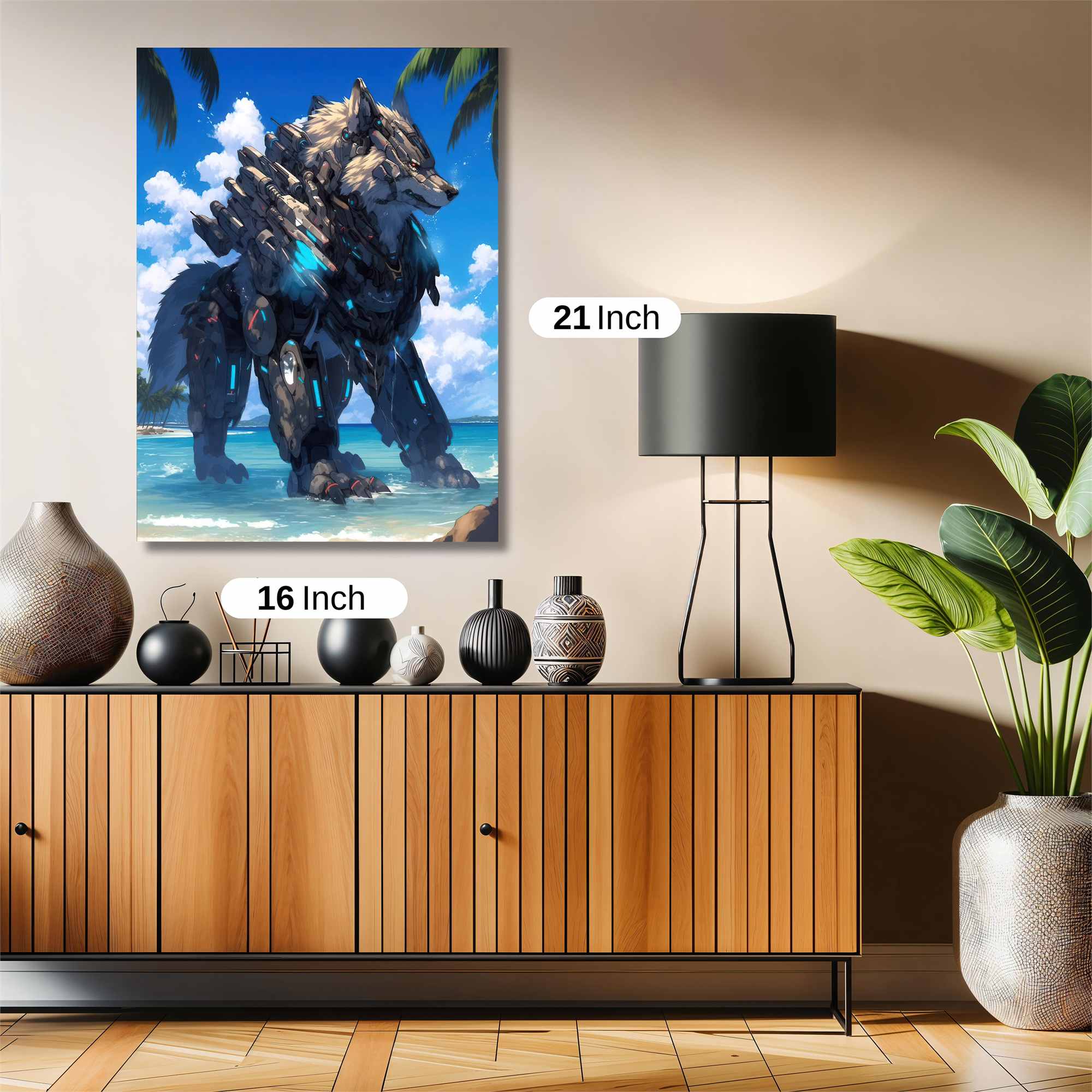 Cyberwolf Tranquility Safe Wall Magnetic / M