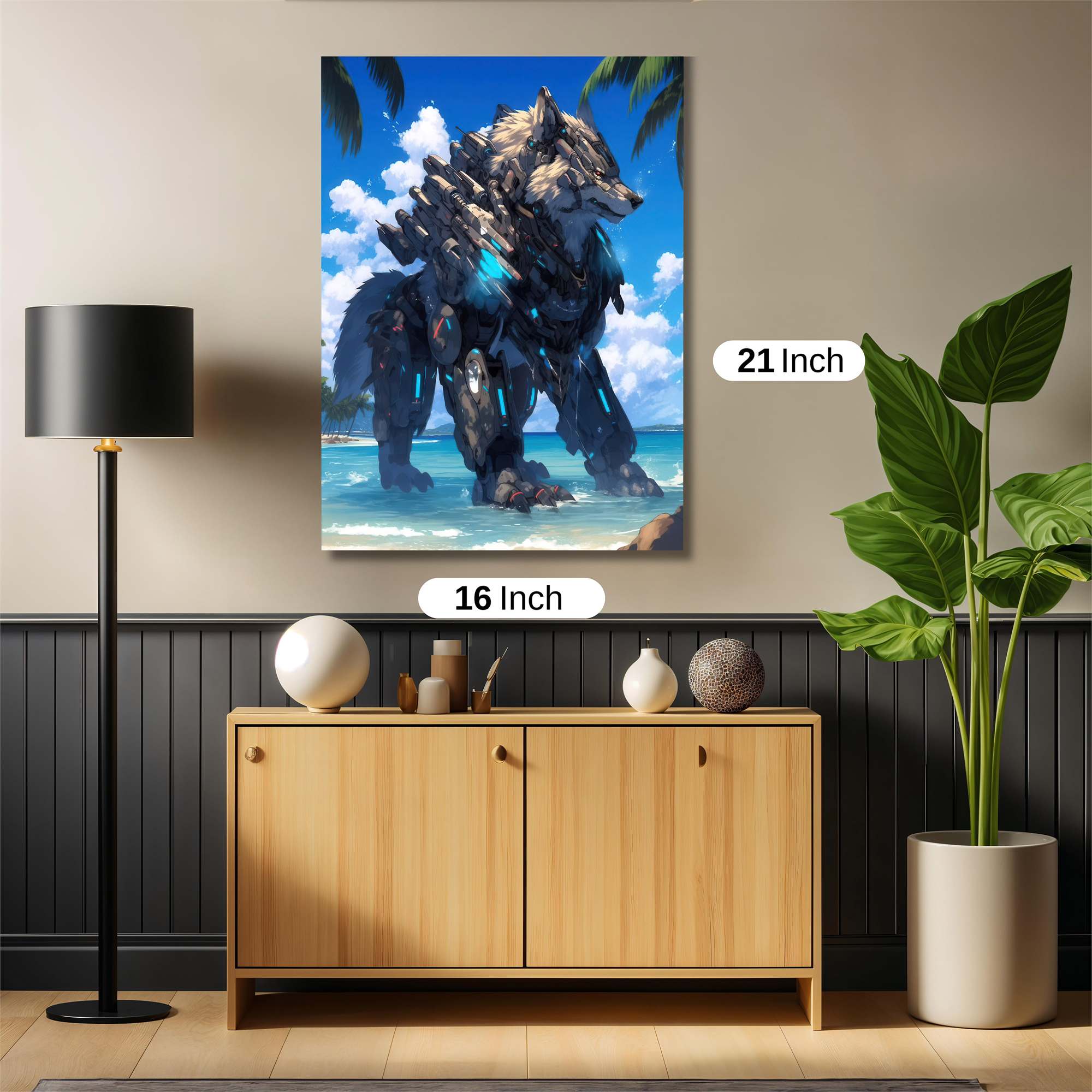 Cyberwolf Tranquility Safe Wall Magnetic / M