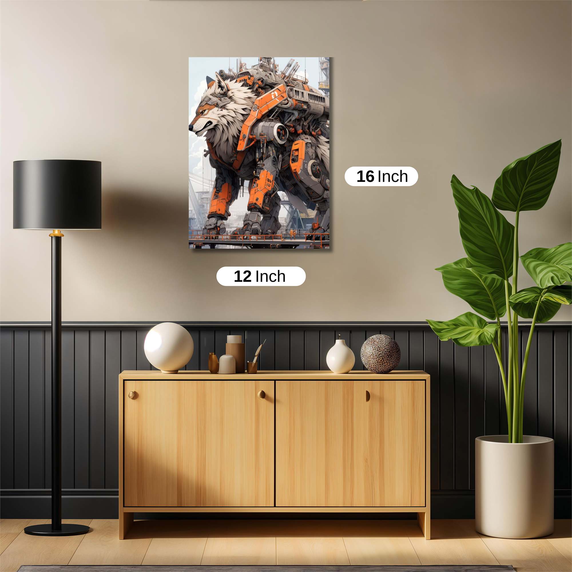 Wolf Machination Safe Wall Magnetic / M