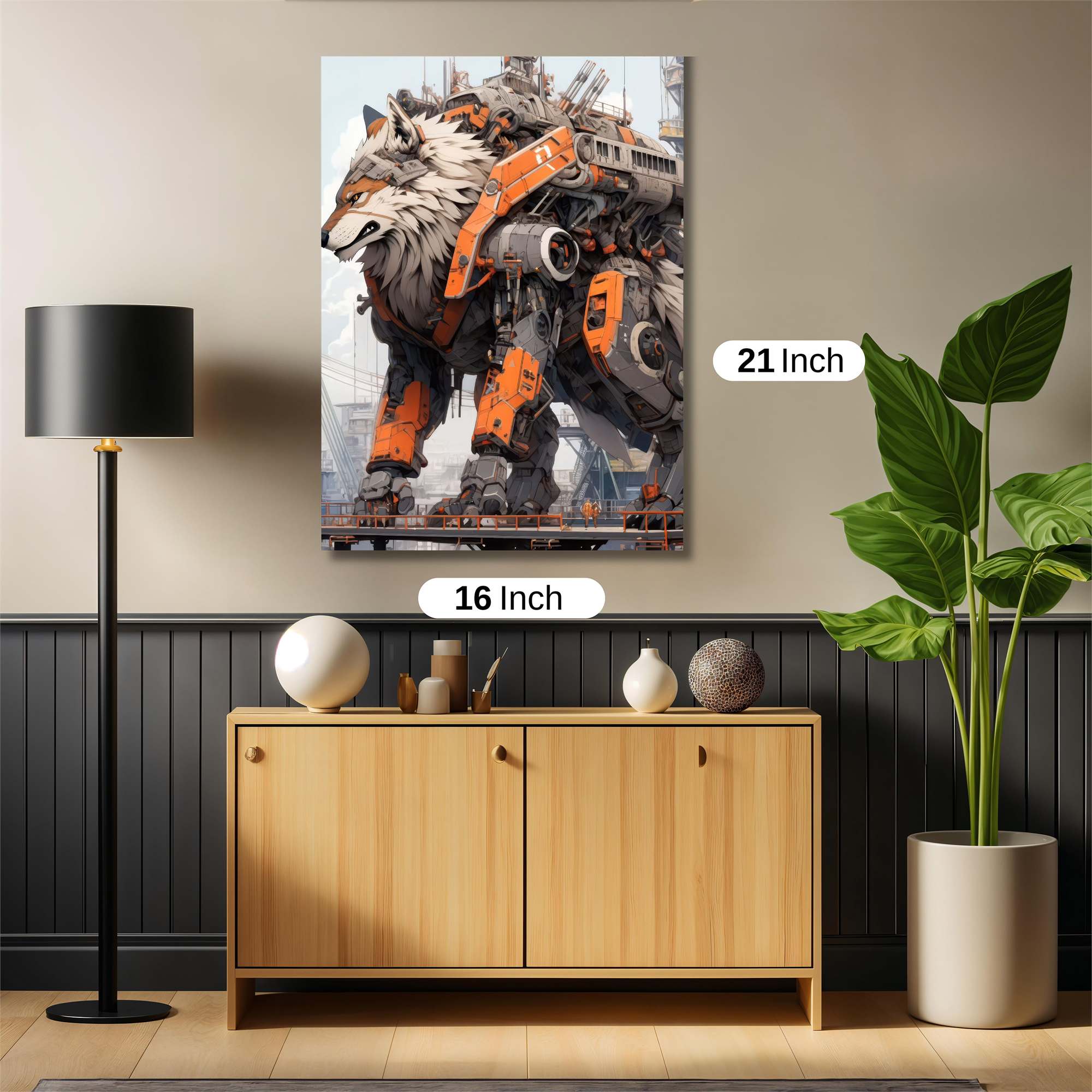 Wolf Machination Safe Wall Magnetic / M