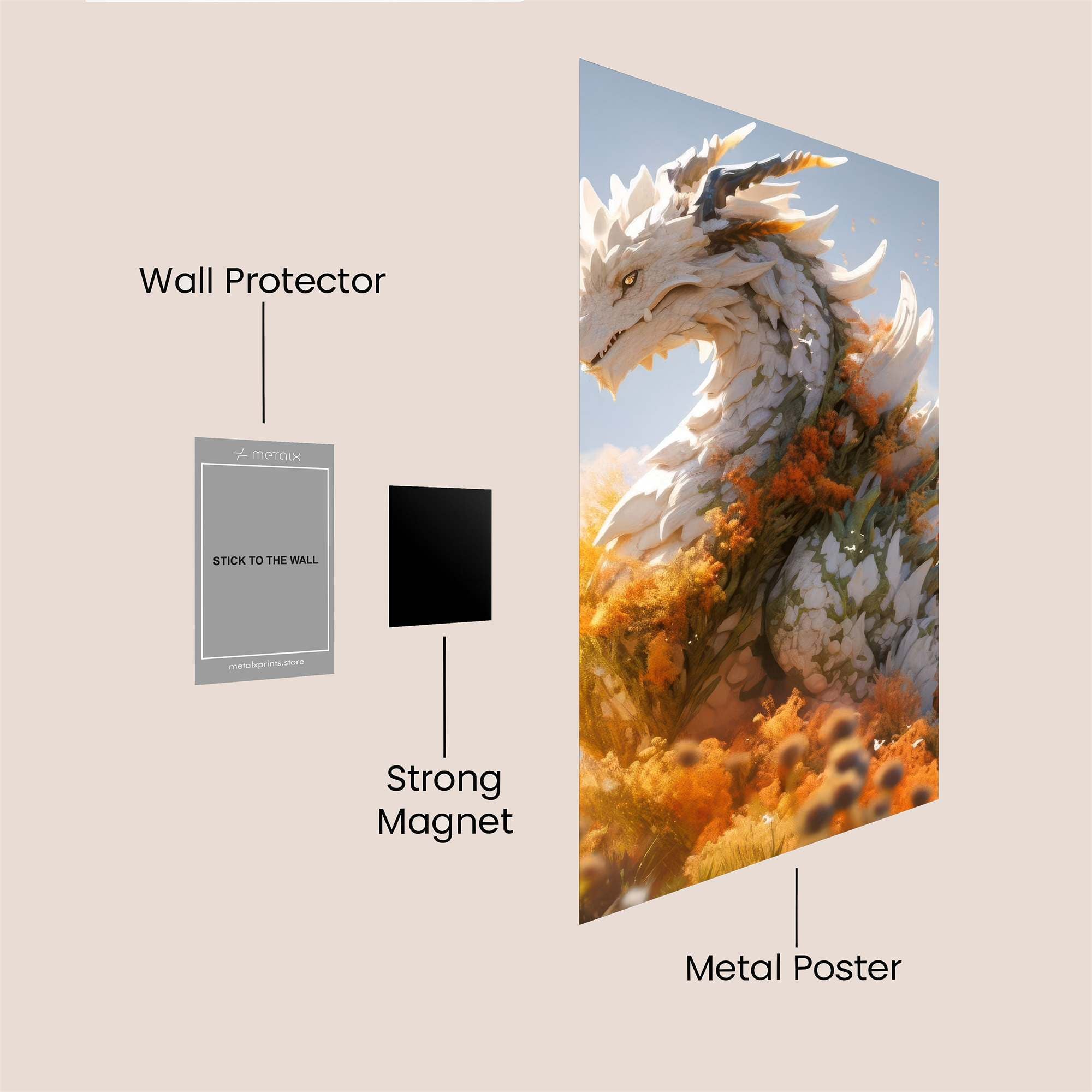 Majestic Serenity Safe Wall Magnetic / M