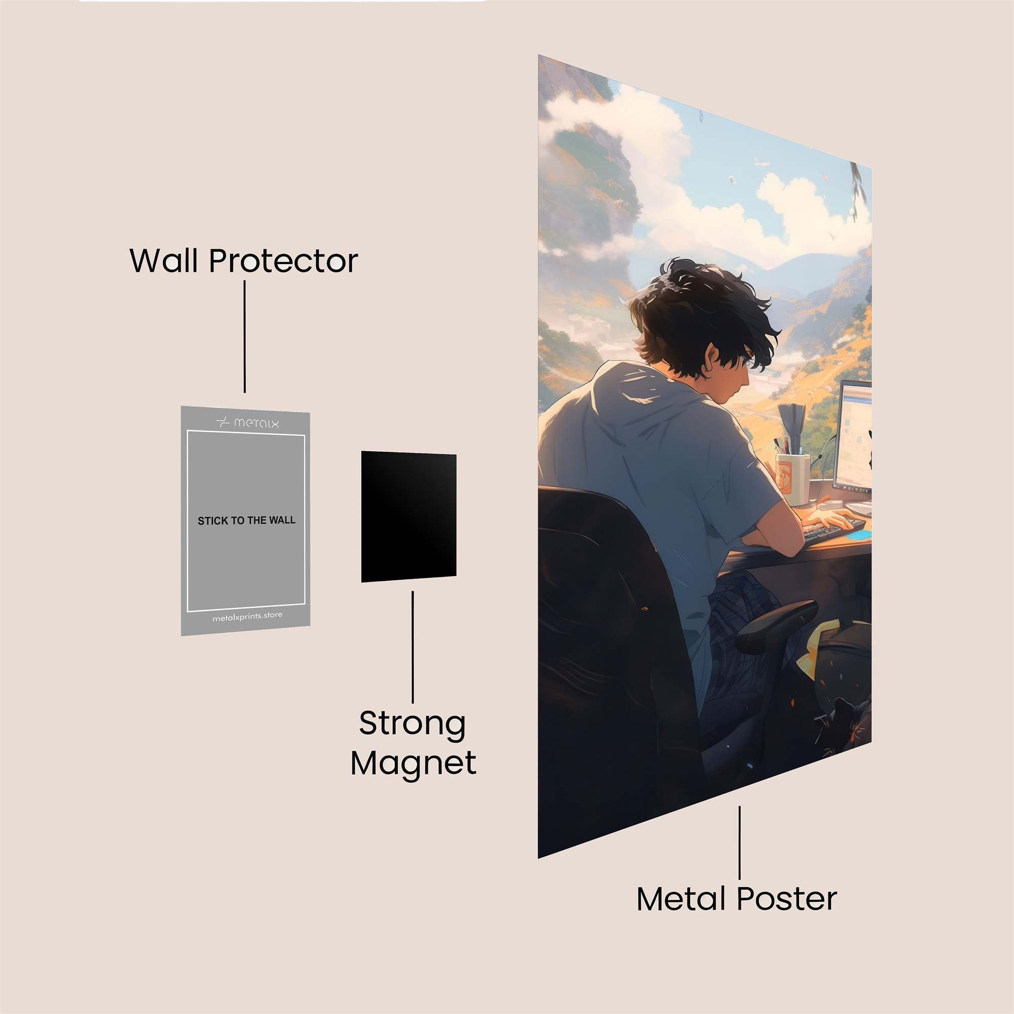 Serenity Artistry Safe Wall Magnetic / M