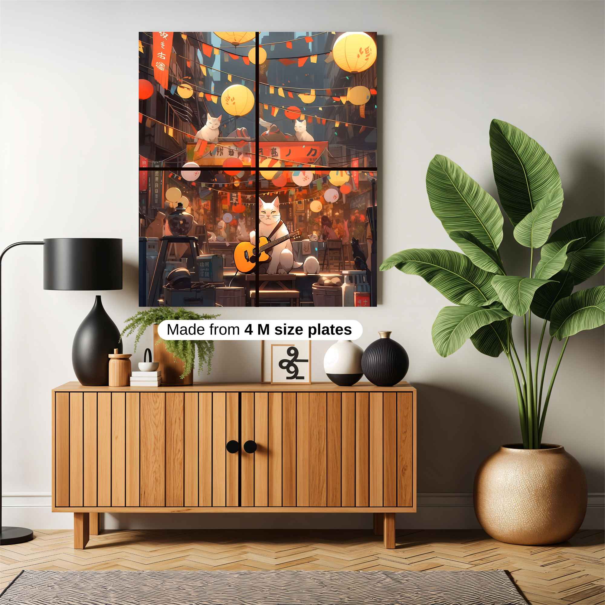 Feline Festival Safe Wall Magnetic / M