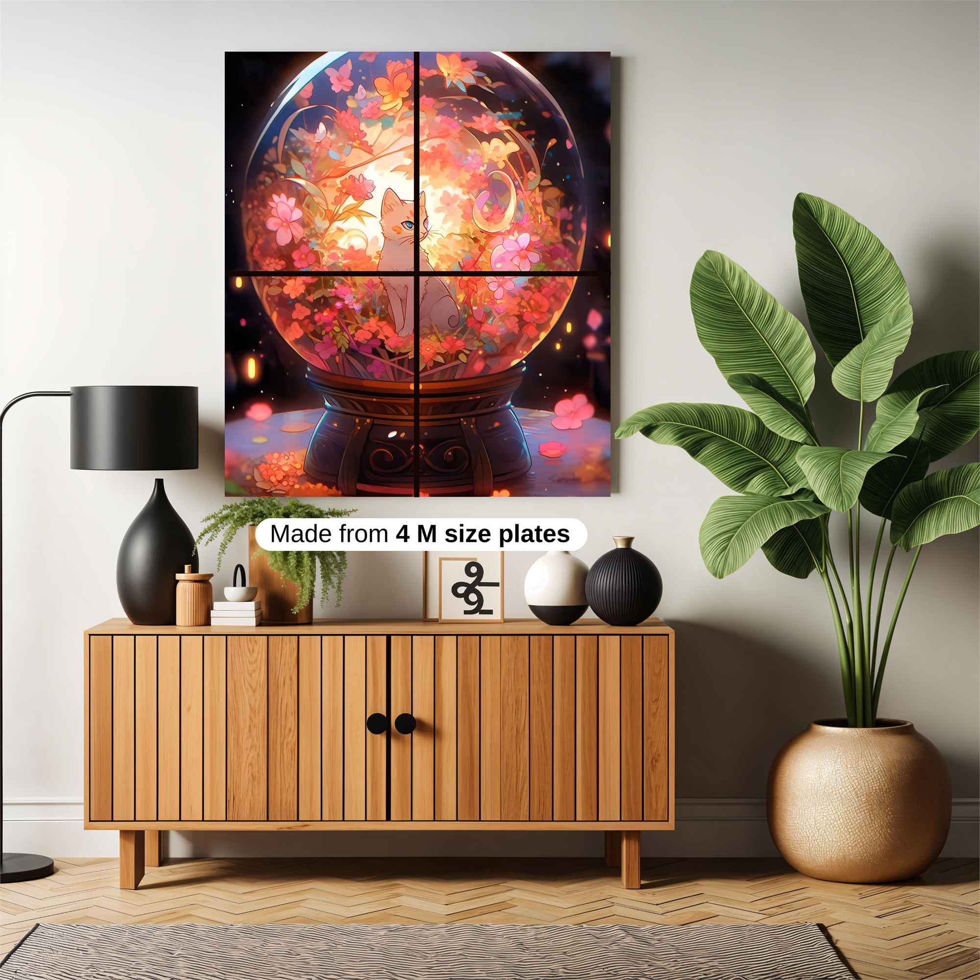 Enchanted Sphere Safe Wall Magnetic / M