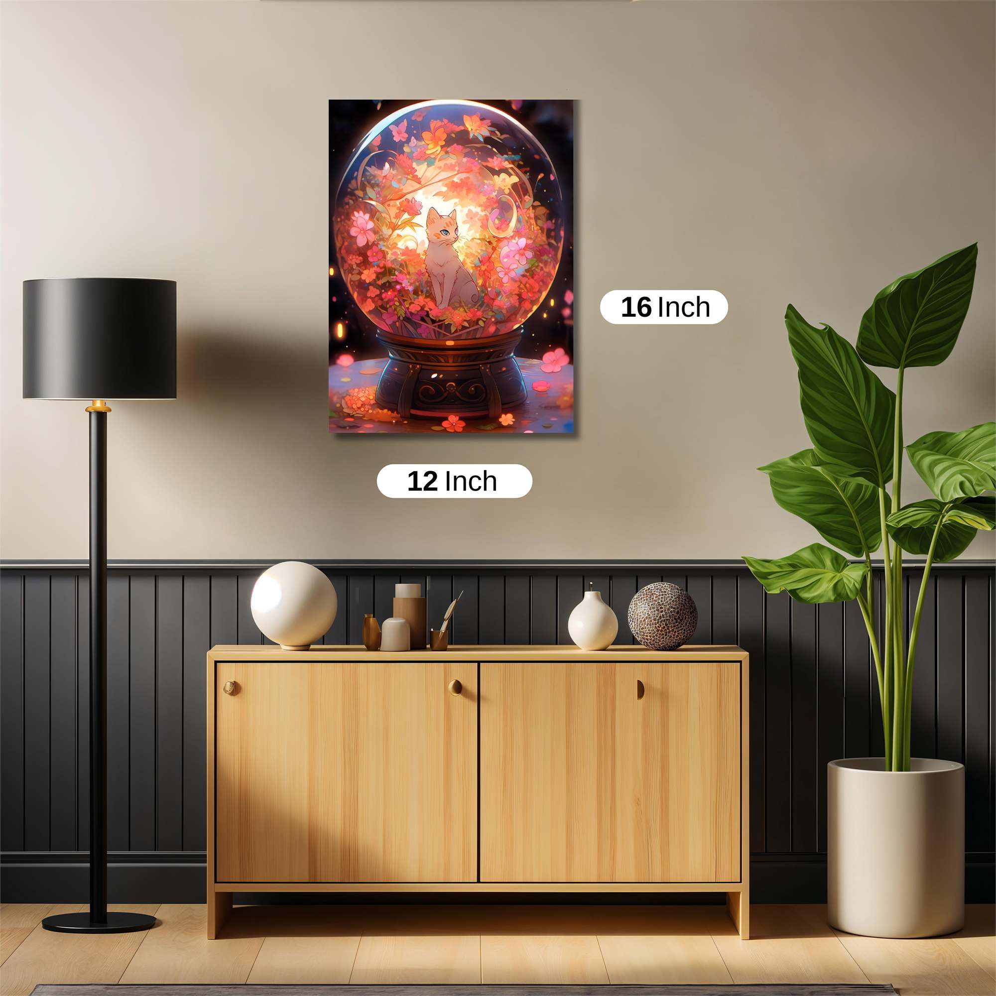 Enchanted Sphere Safe Wall Magnetic / M