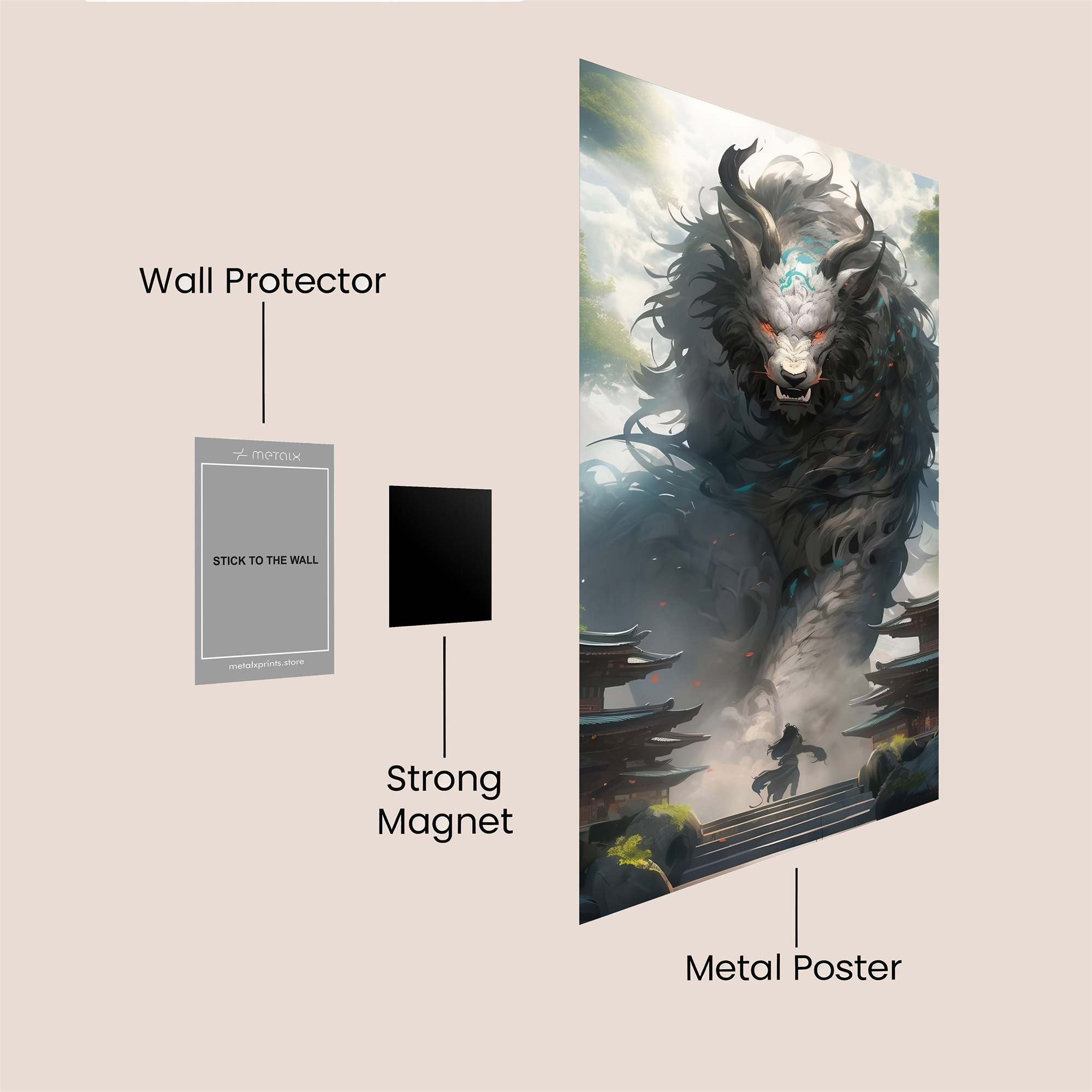 Beastly Majesty Safe Wall Magnetic / M