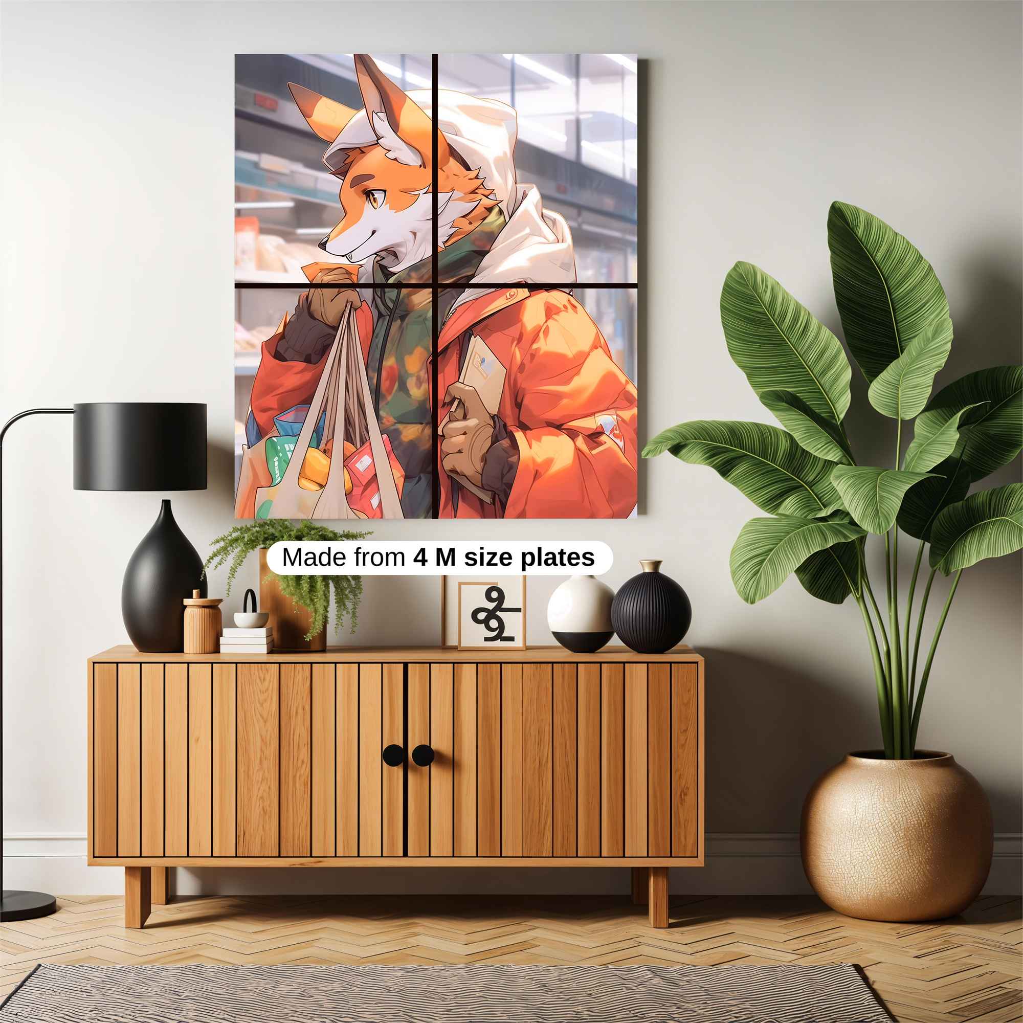 Foxy Stroll Safe Wall Magnetic / M