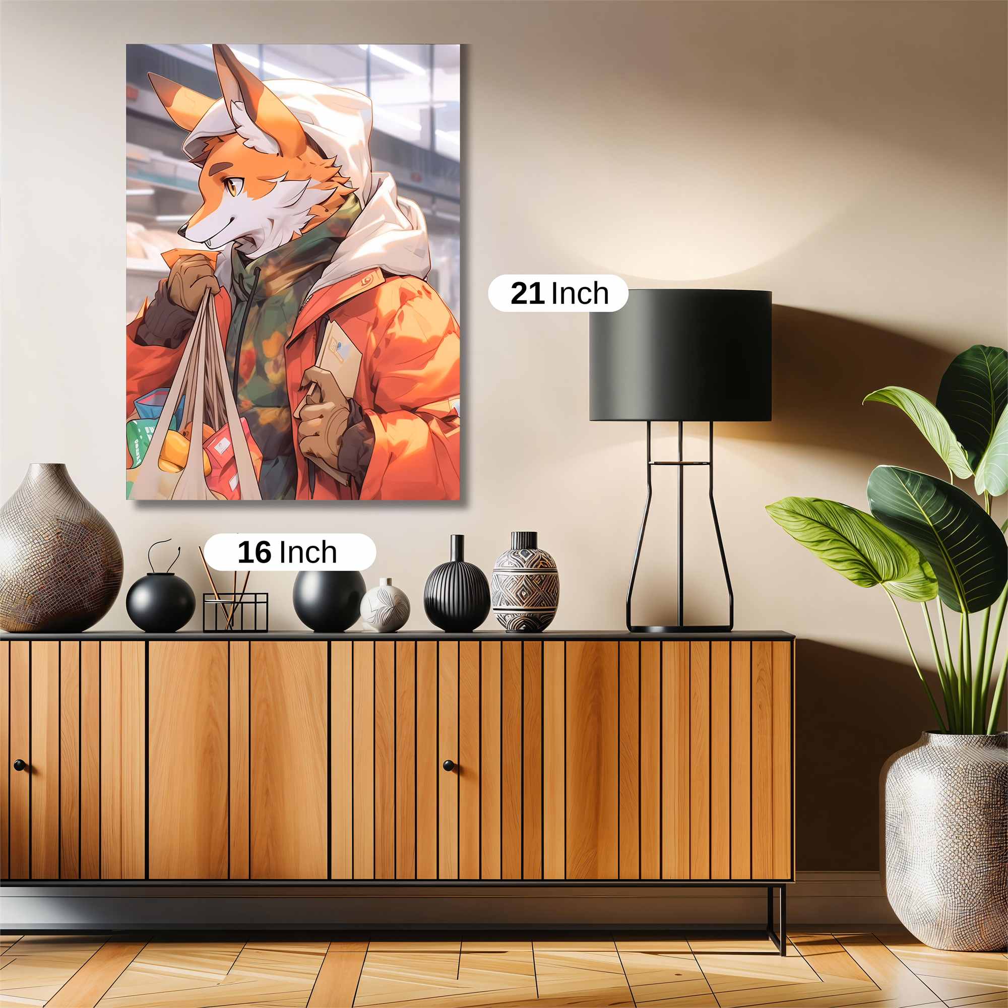 Foxy Stroll Safe Wall Magnetic / M