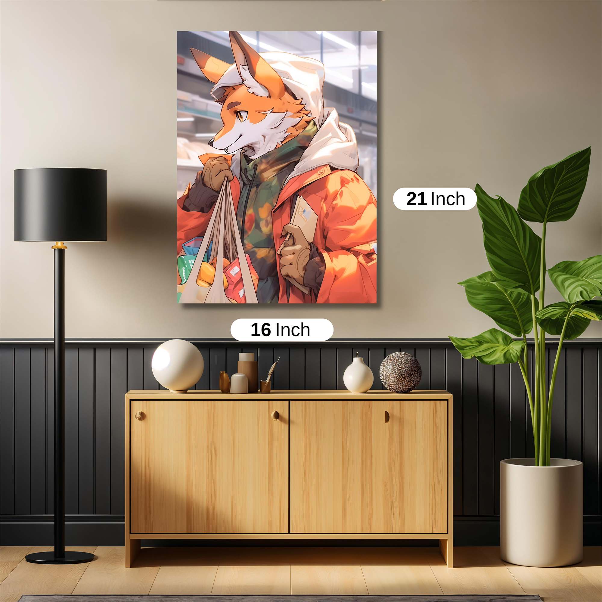 Foxy Stroll Safe Wall Magnetic / M