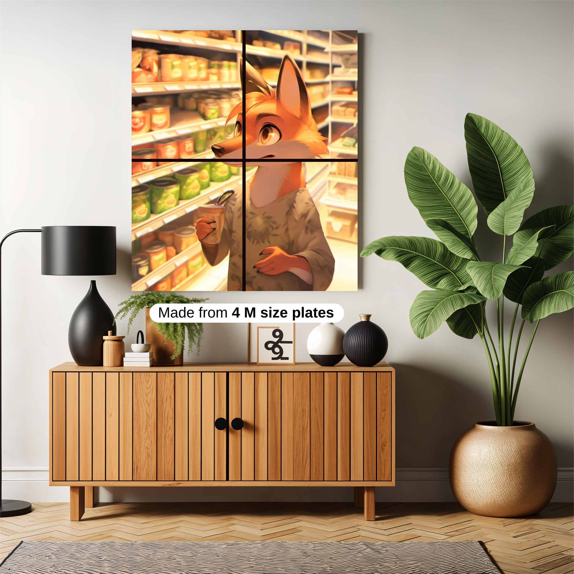 Fox Shopping Safe Wall Magnetic / M