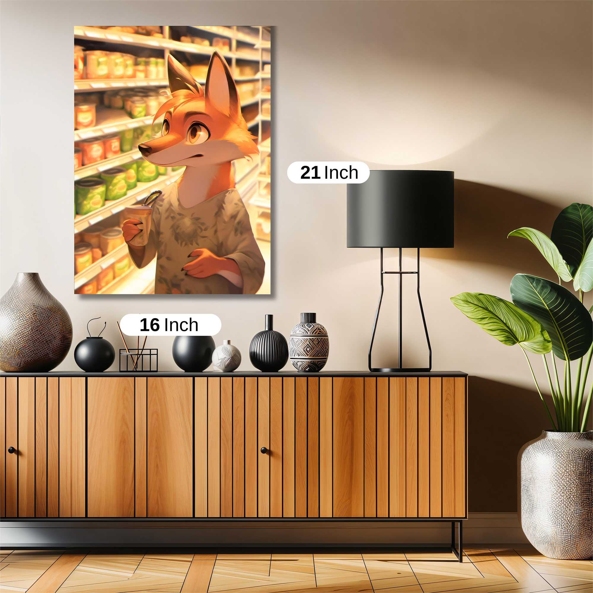 Fox Shopping Safe Wall Magnetic / M
