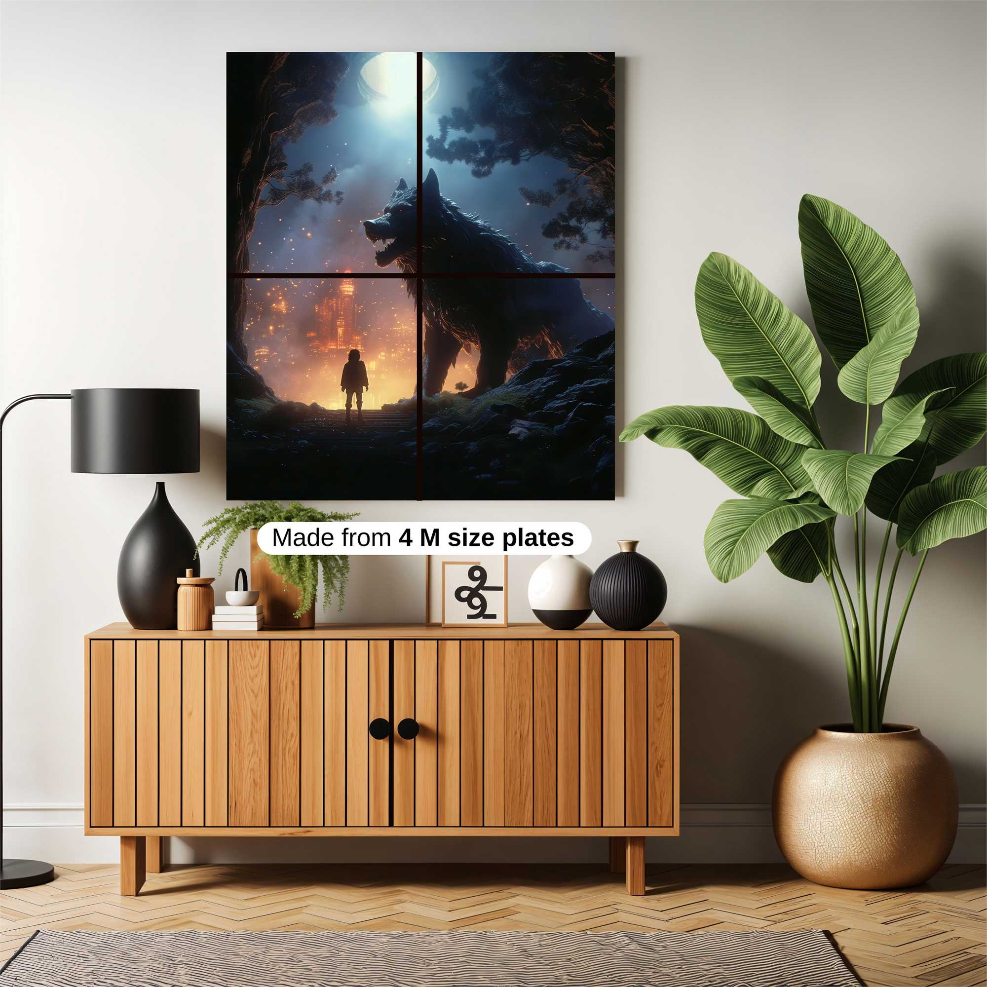 Lupine Majesty Safe Wall Magnetic / M