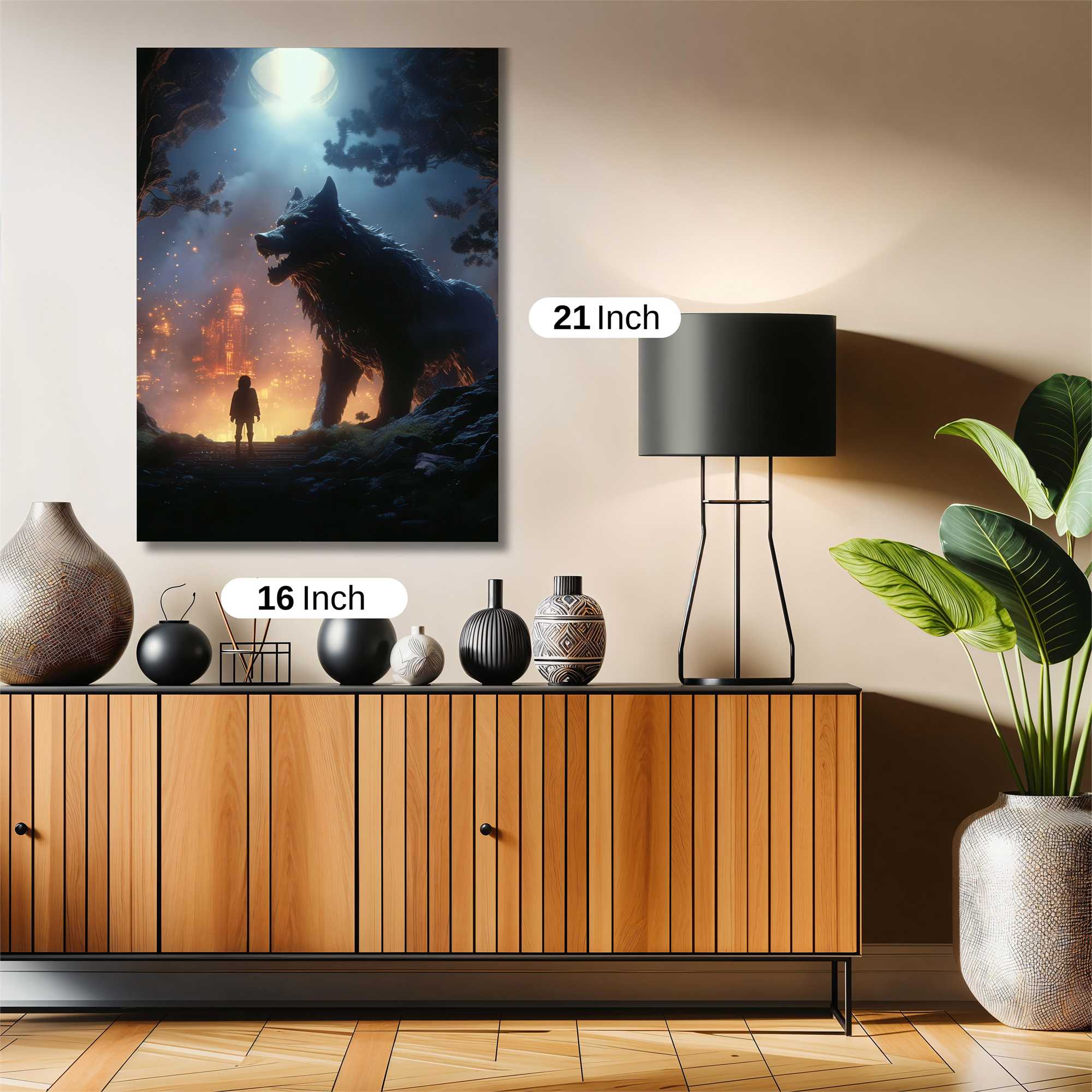 Lupine Majesty Safe Wall Magnetic / M