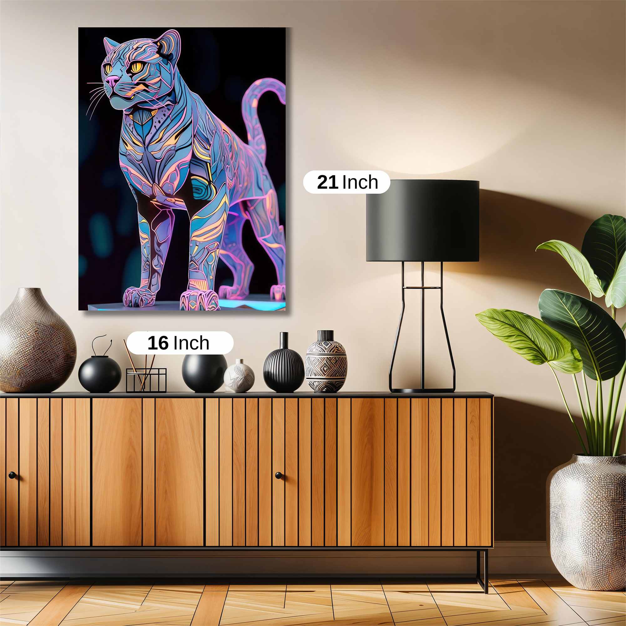 Cyber Panther Safe Wall Magnetic / M