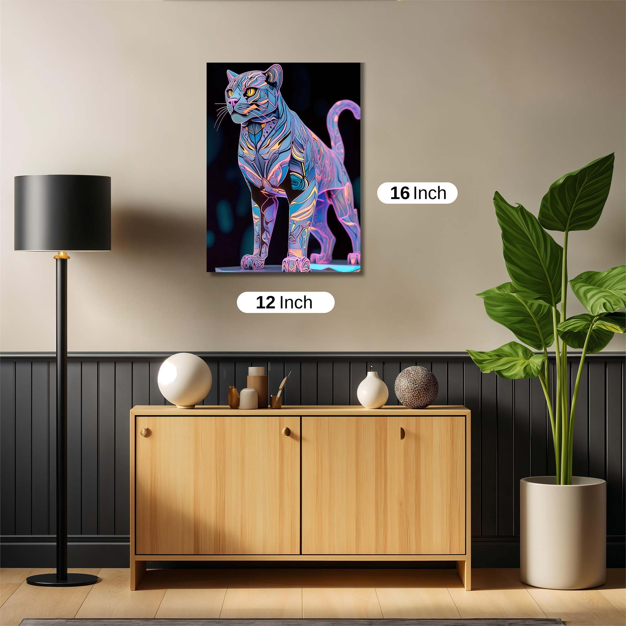 Cyber Panther Safe Wall Magnetic / M