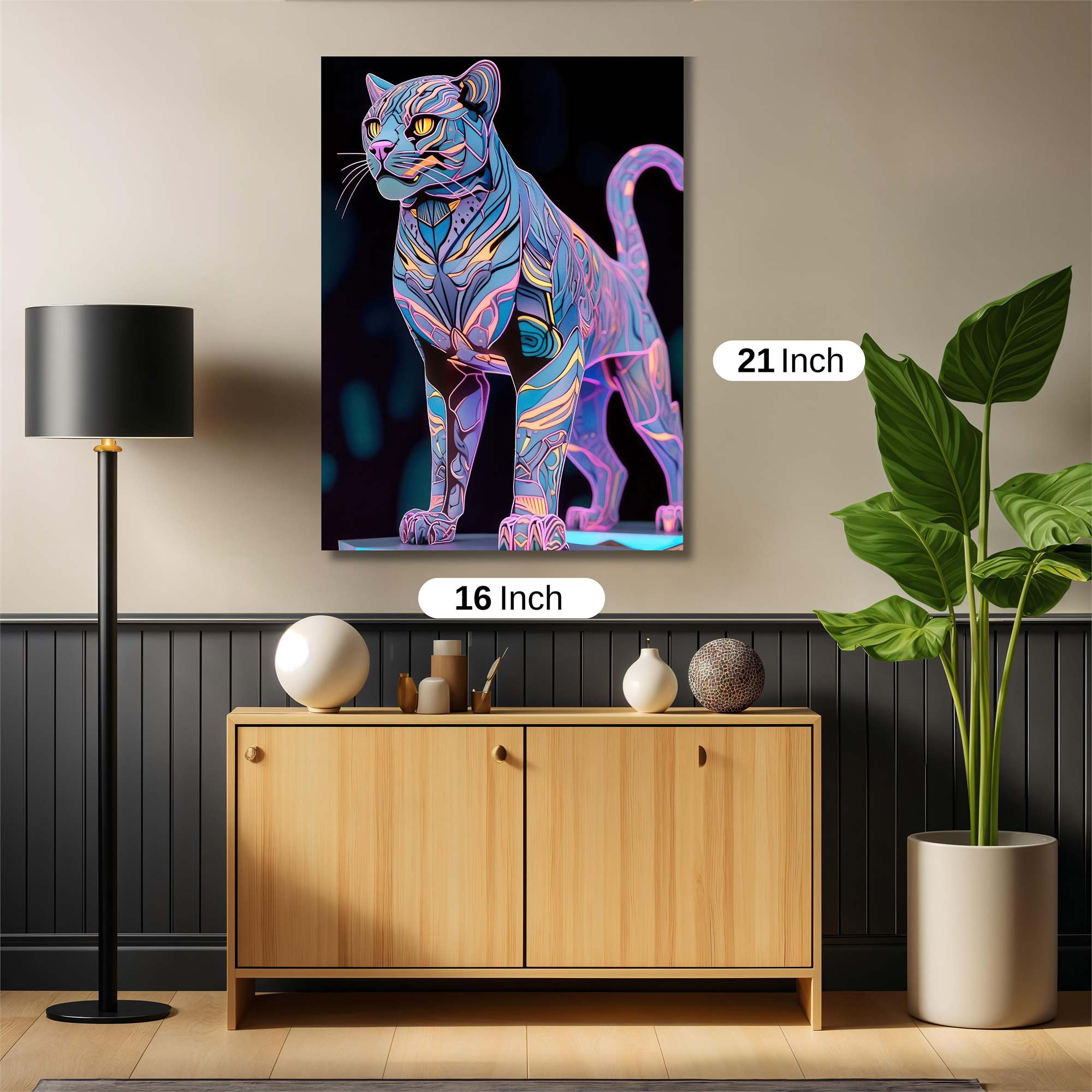 Cyber Panther Safe Wall Magnetic / M