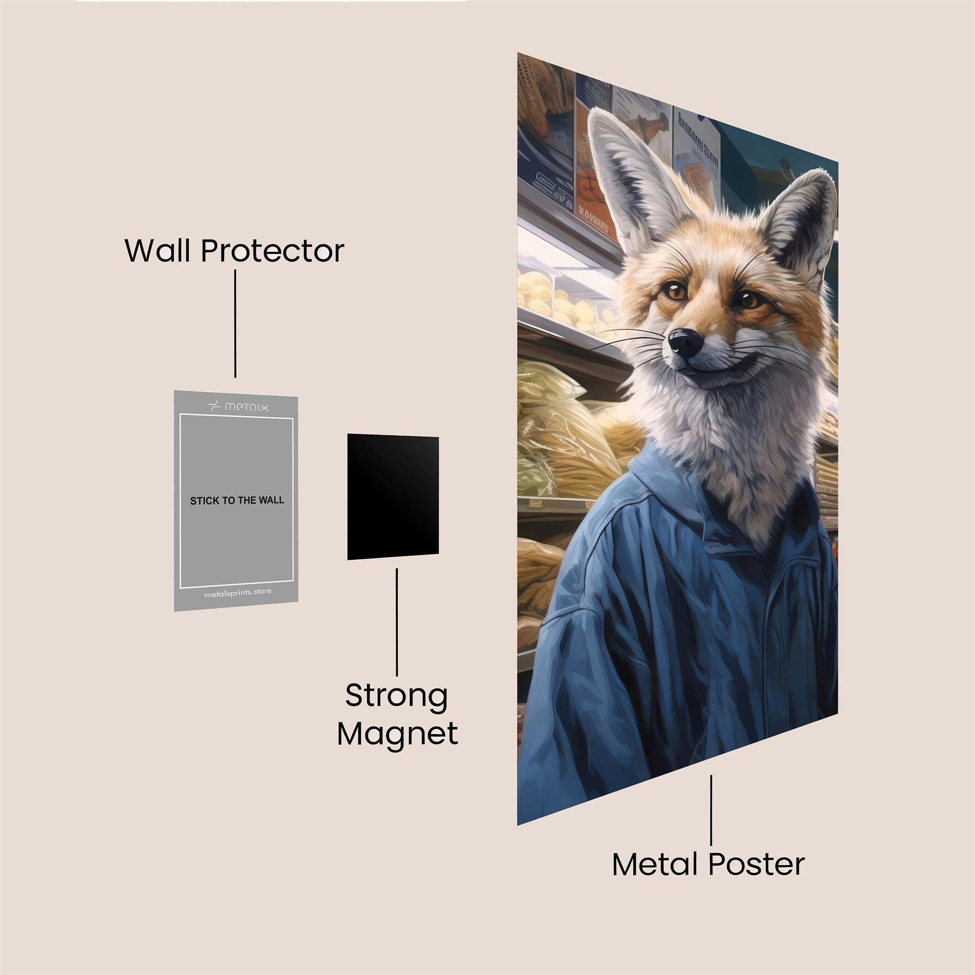 Foxy Ambiance Safe Wall Magnetic / M