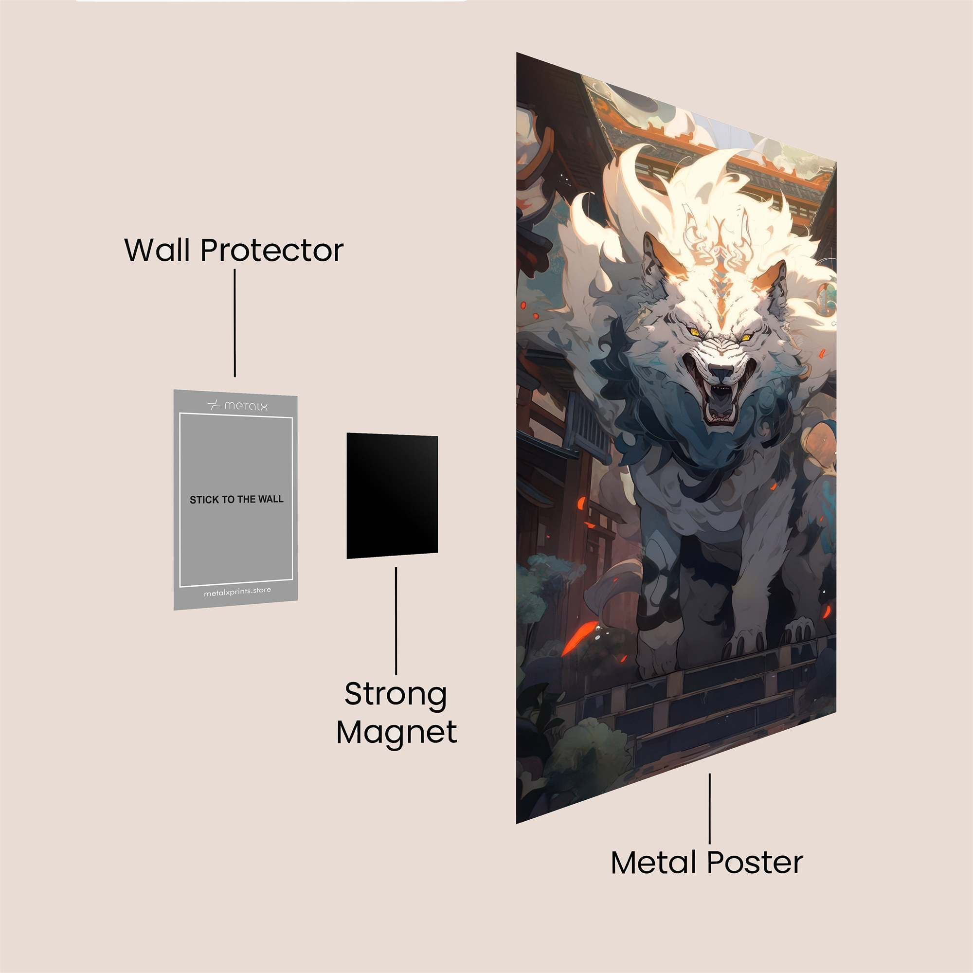 Majestic Fury Safe Wall Magnetic / M