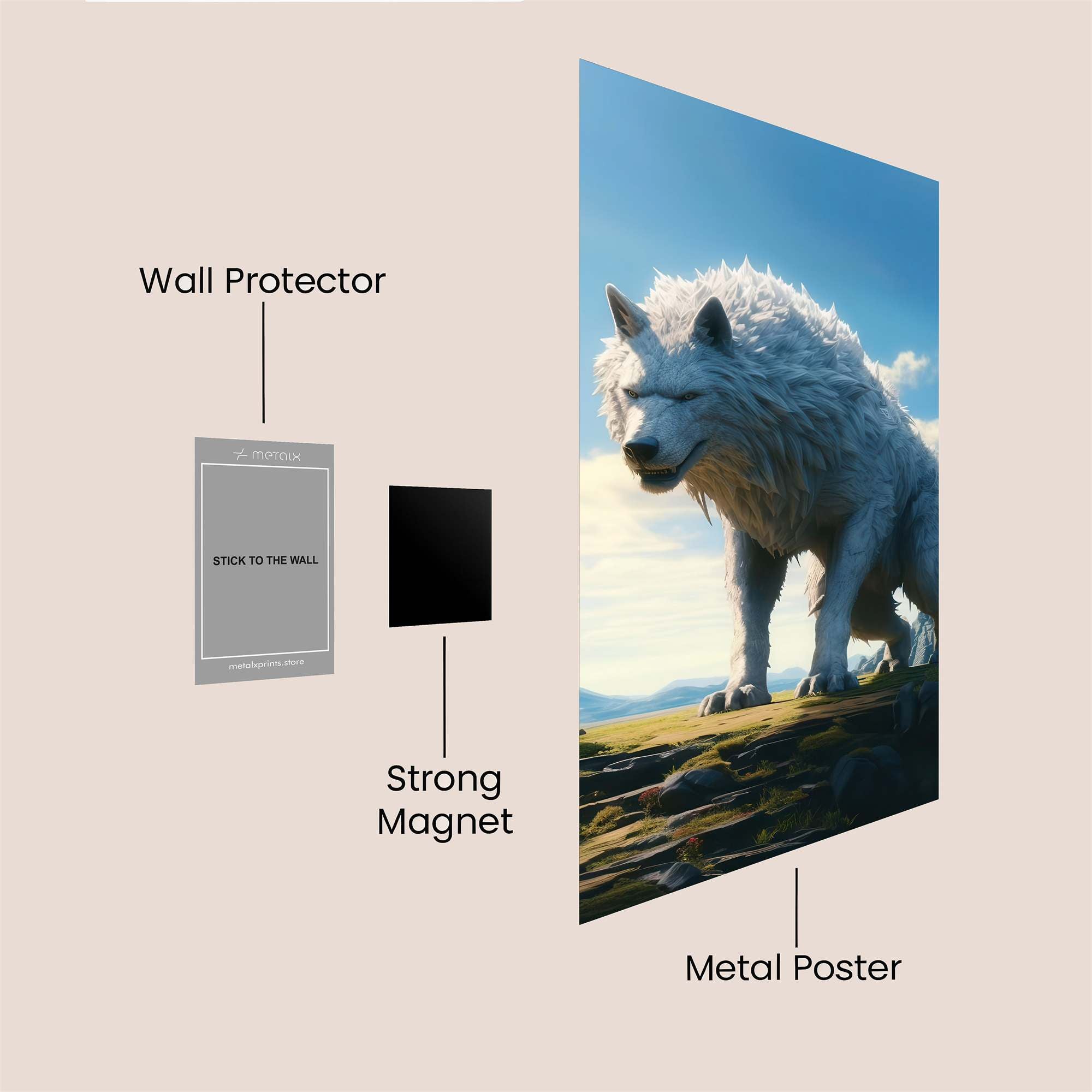 Giant Guardians Safe Wall Magnetic / M