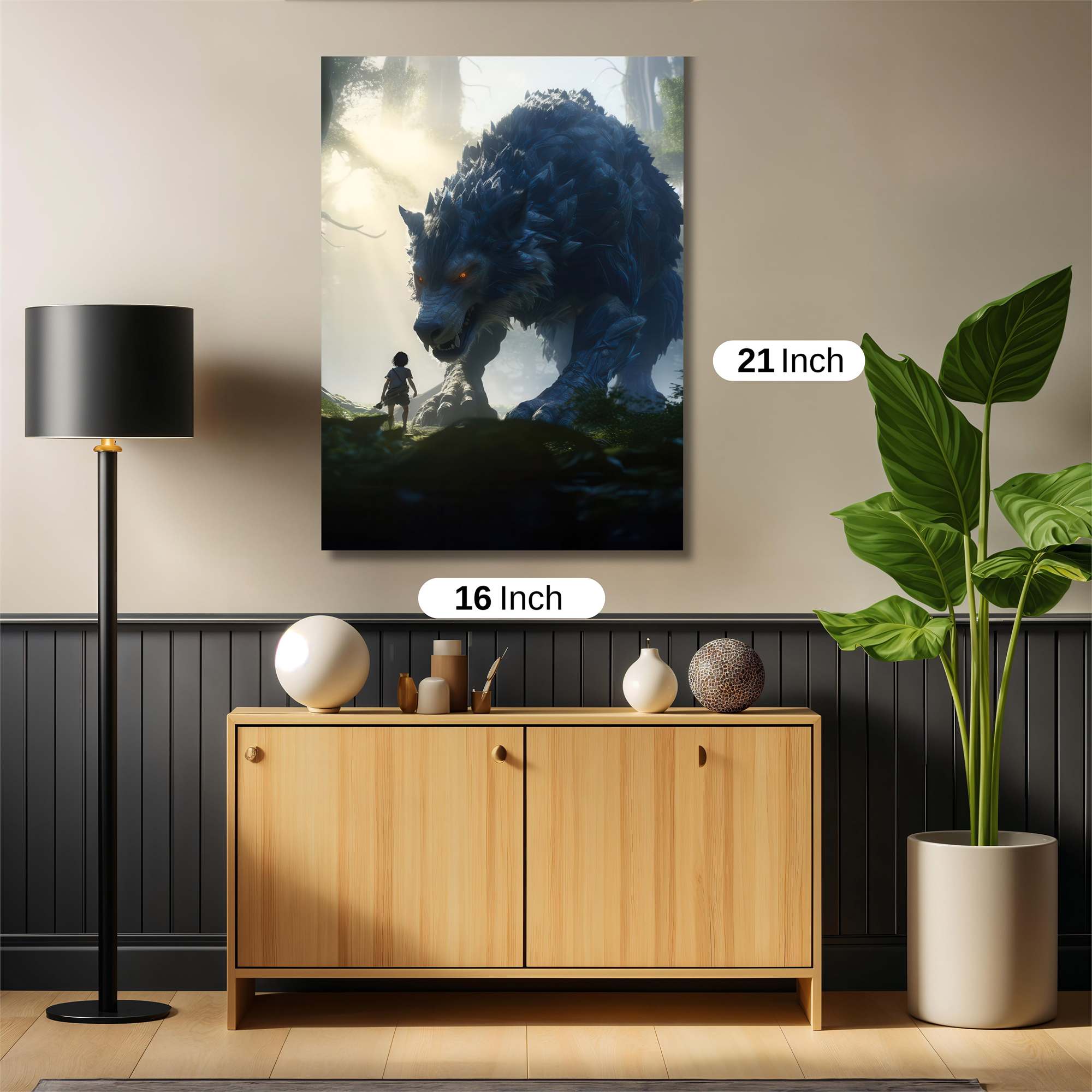 Wilderness Encounter Safe Wall Magnetic / M