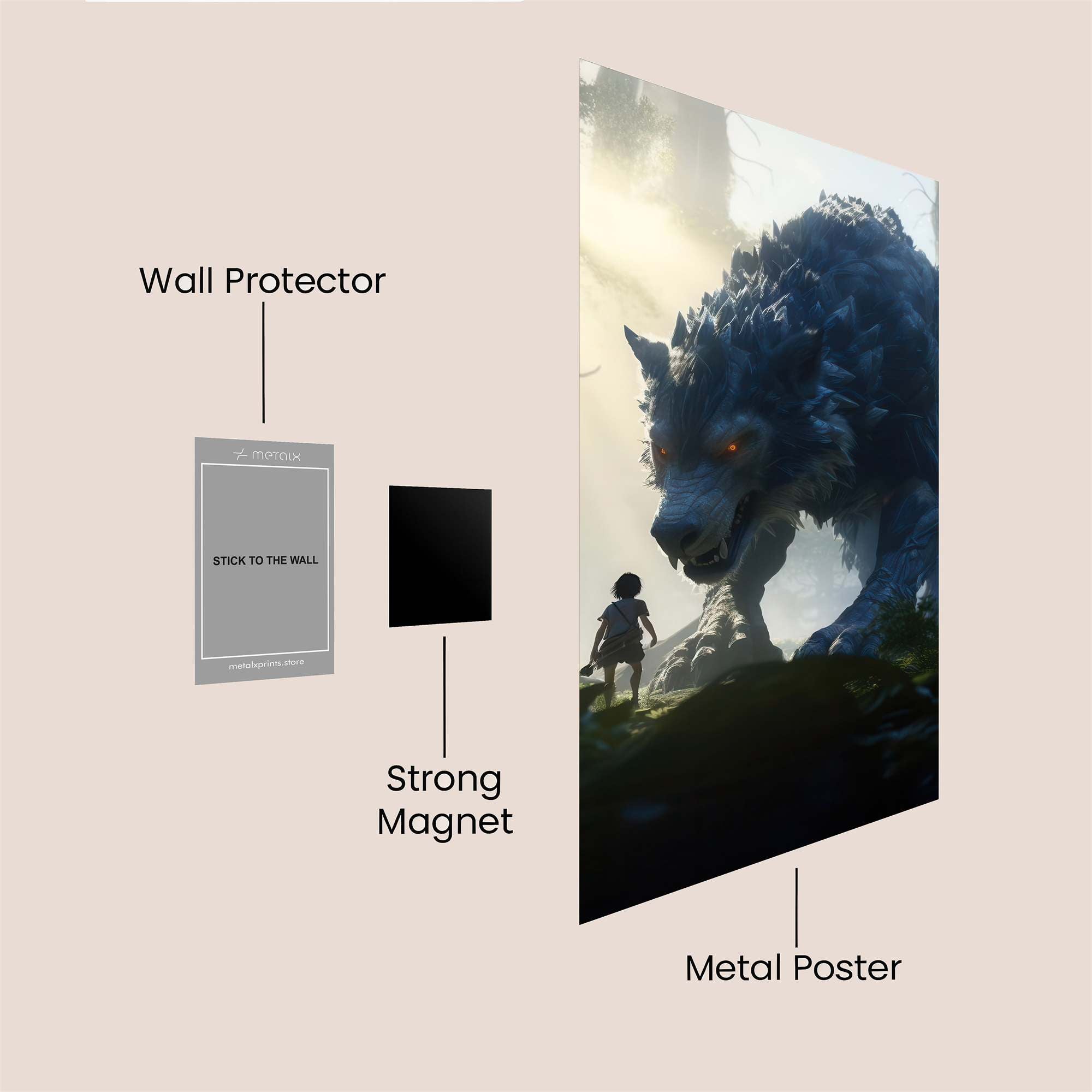 Wilderness Encounter Safe Wall Magnetic / M