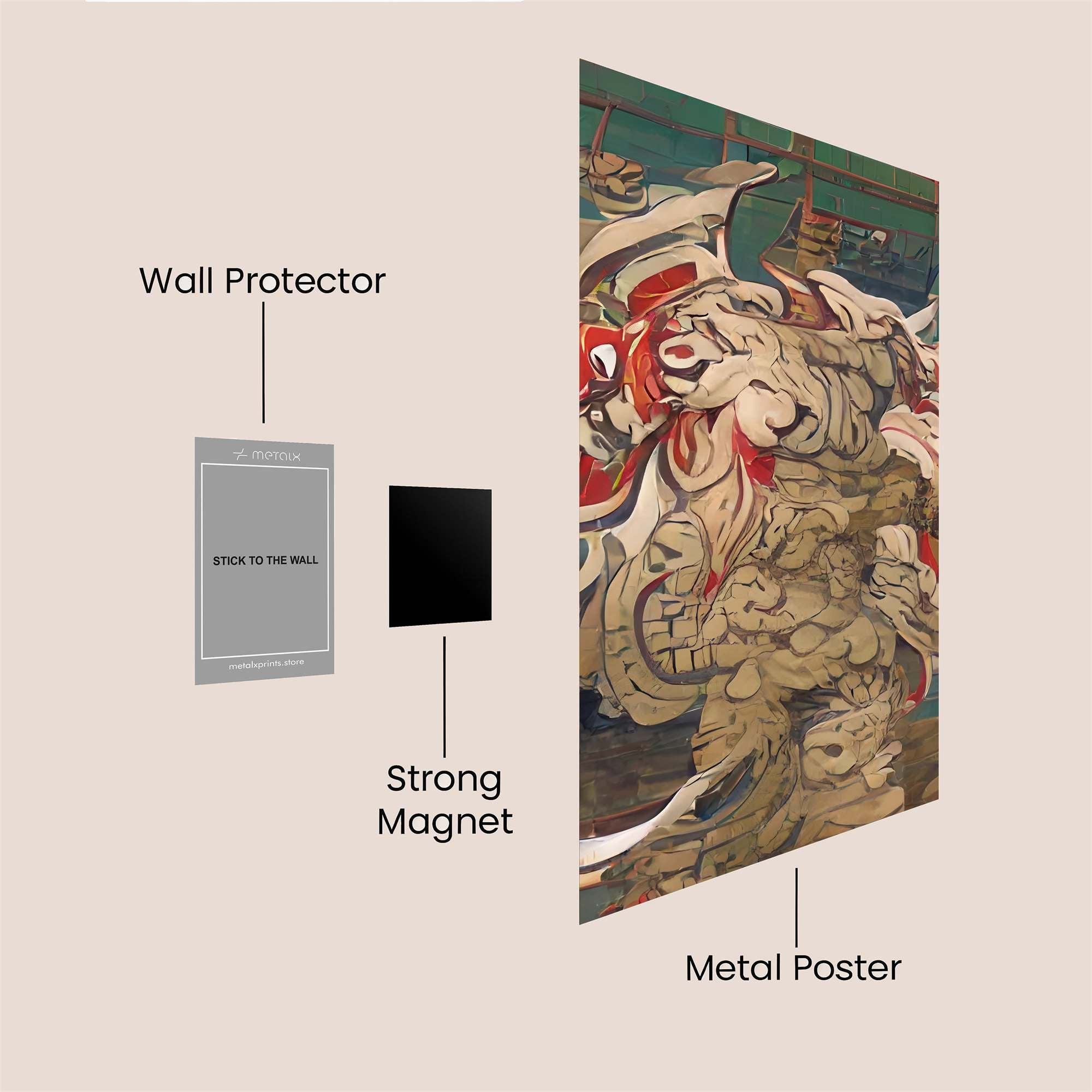 Dragon Whirlwind Safe Wall Magnetic / M