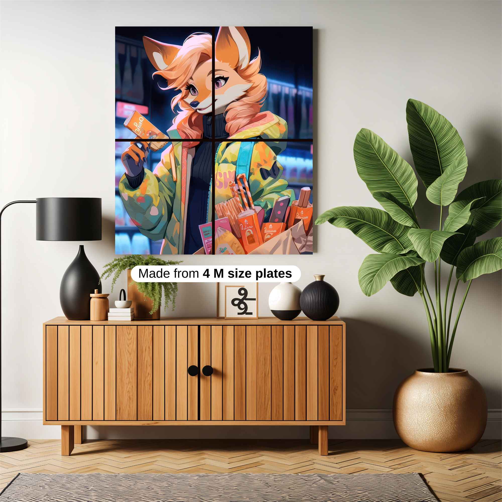 Foxy Delights Safe Wall Magnetic / M