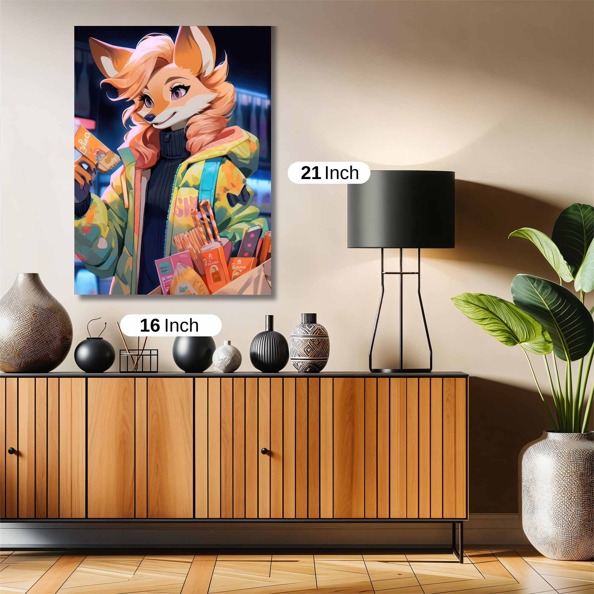 Foxy Delights Safe Wall Magnetic / M