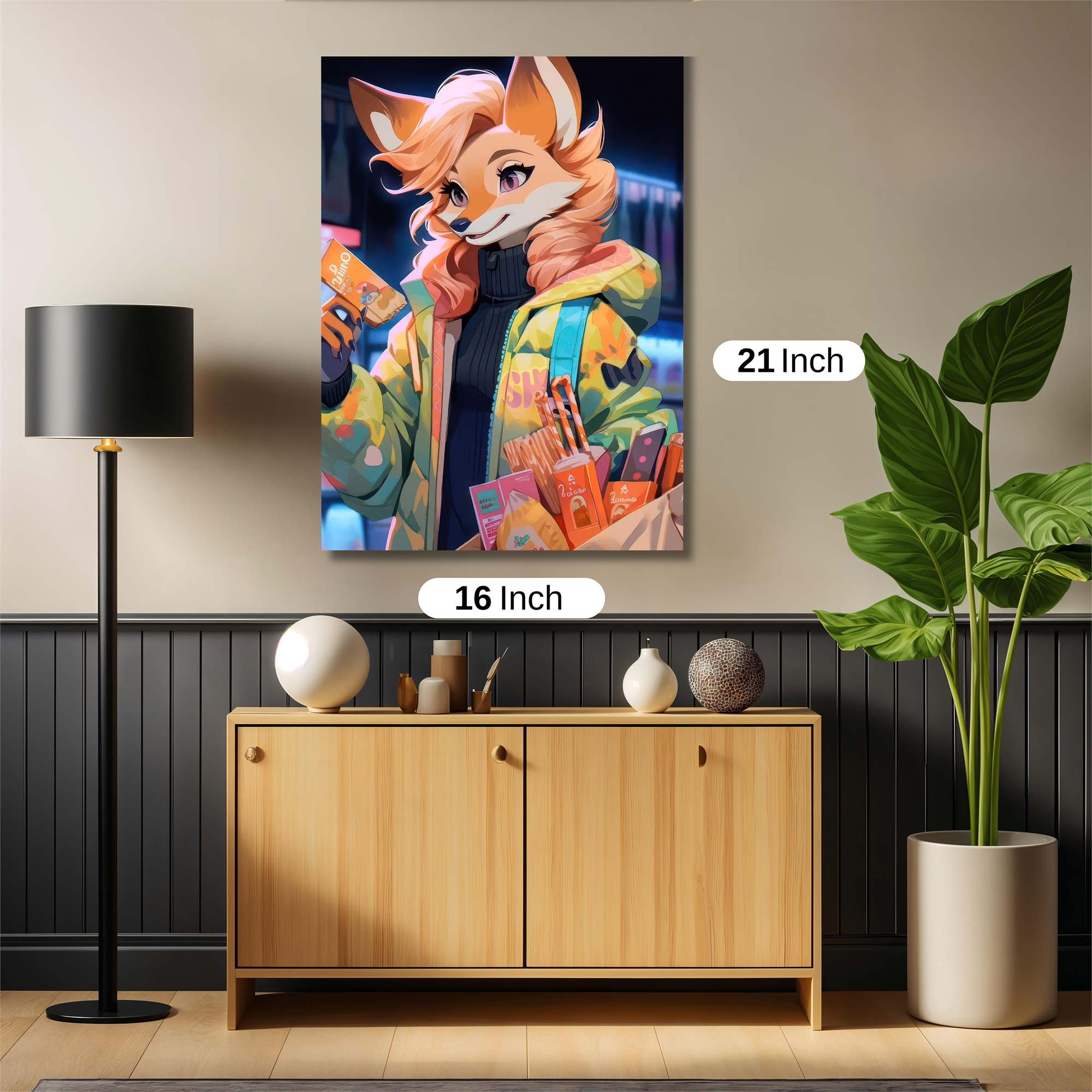 Foxy Delights Safe Wall Magnetic / M