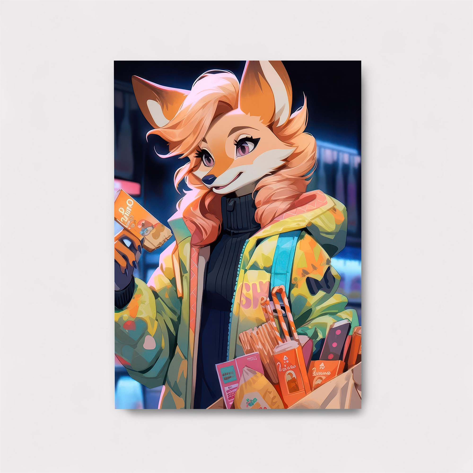 Foxy Delights Safe Wall Magnetic / M