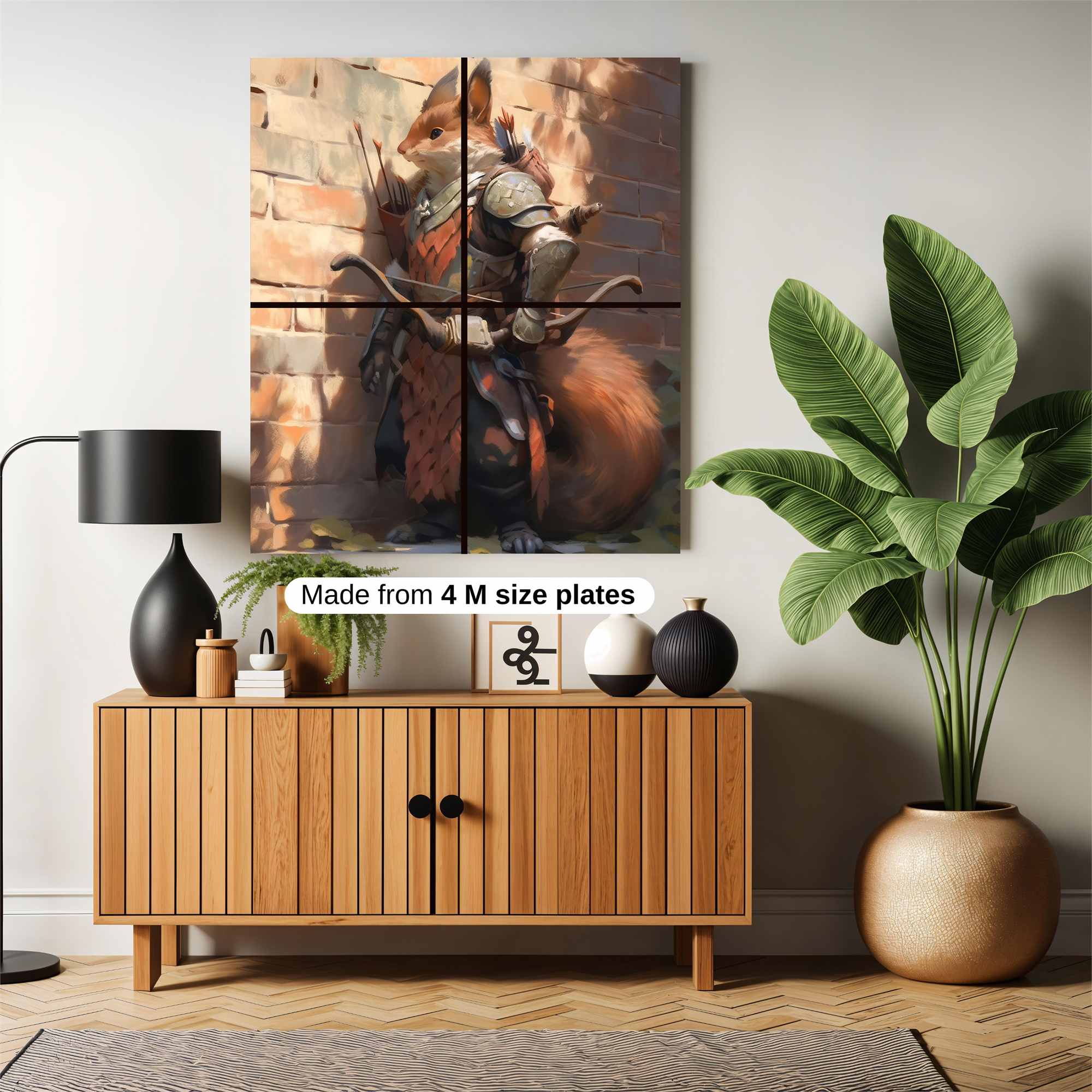 Squirrel Sentinel Safe Wall Magnetic / M