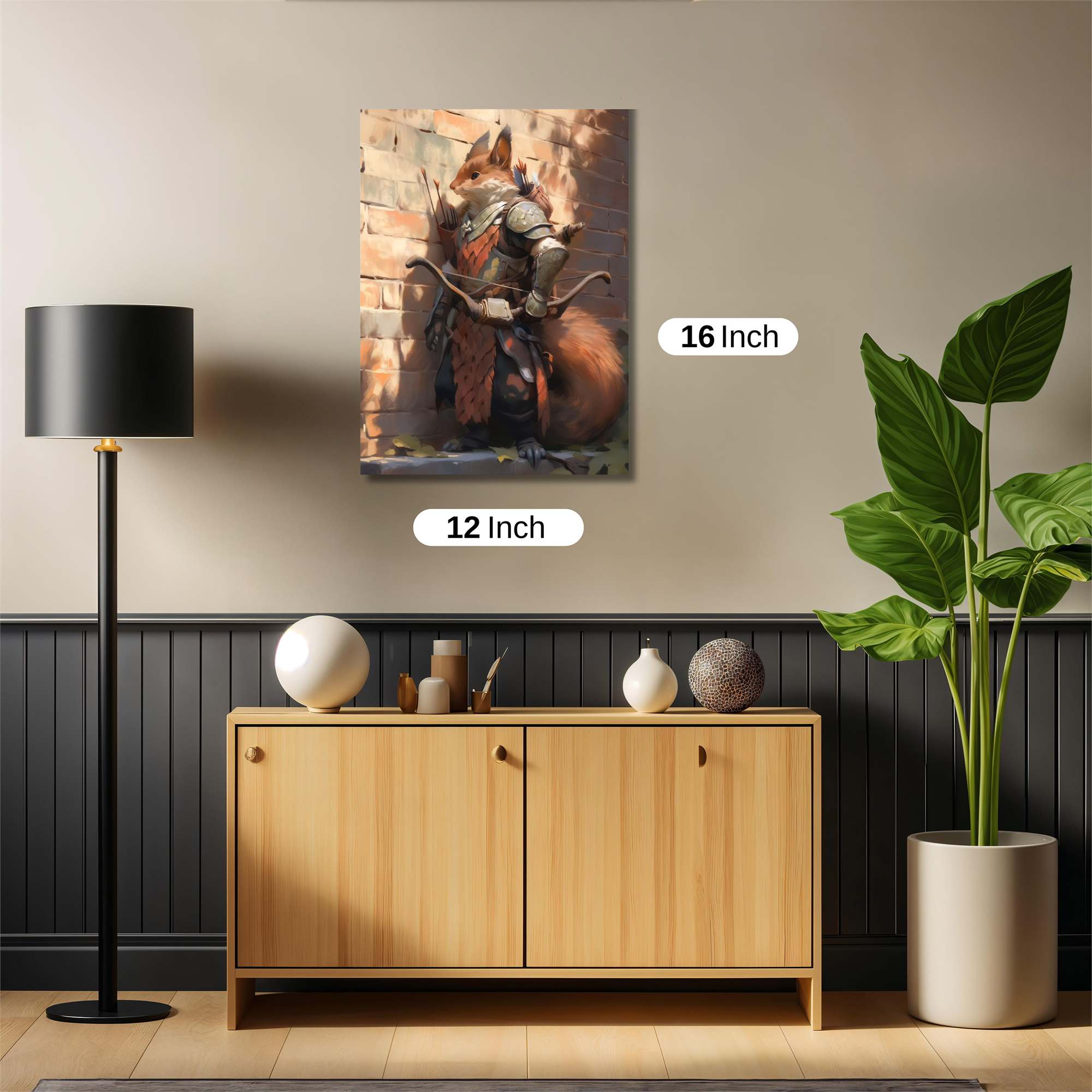 Squirrel Sentinel Safe Wall Magnetic / M