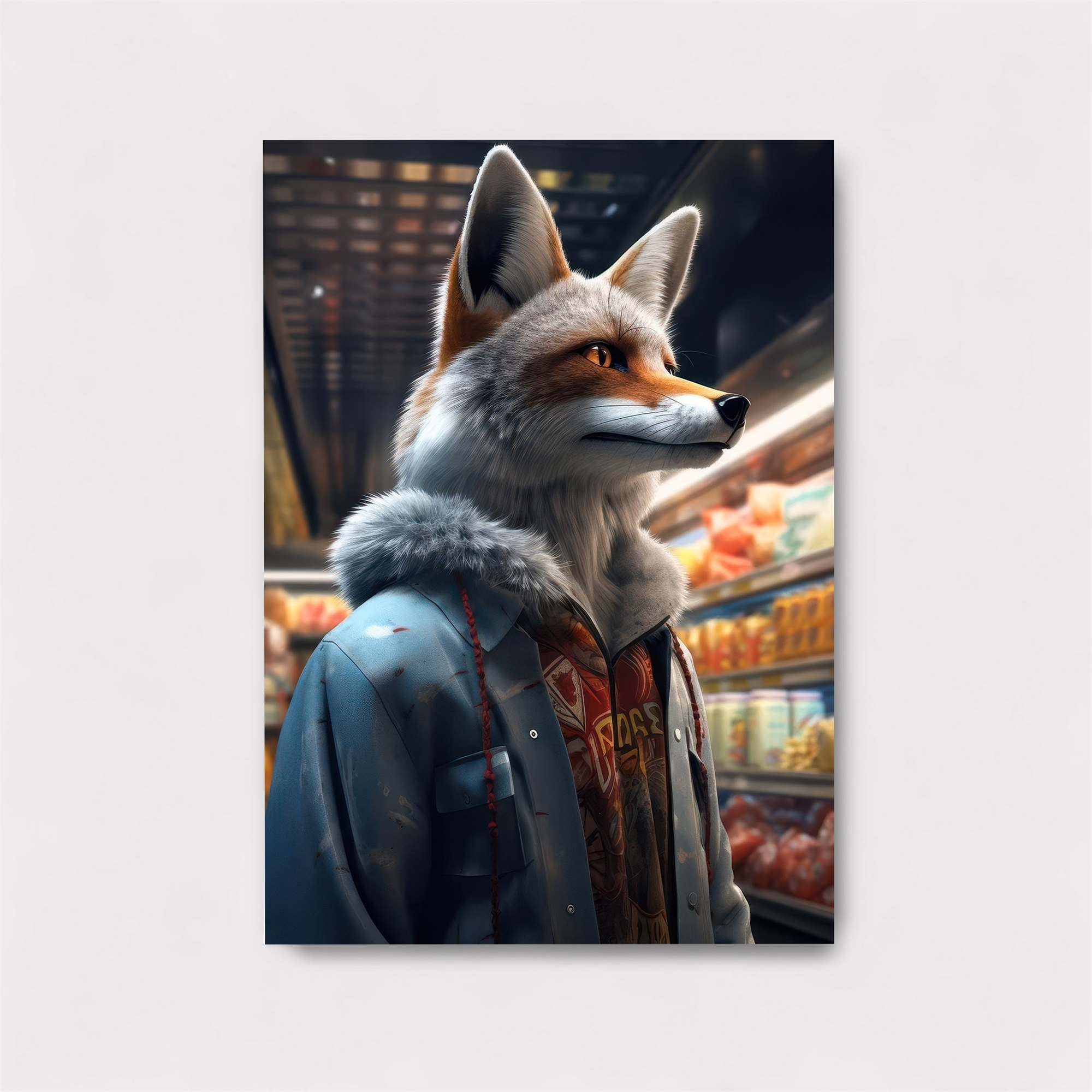 Fox Groceries Safe Wall Magnetic / M