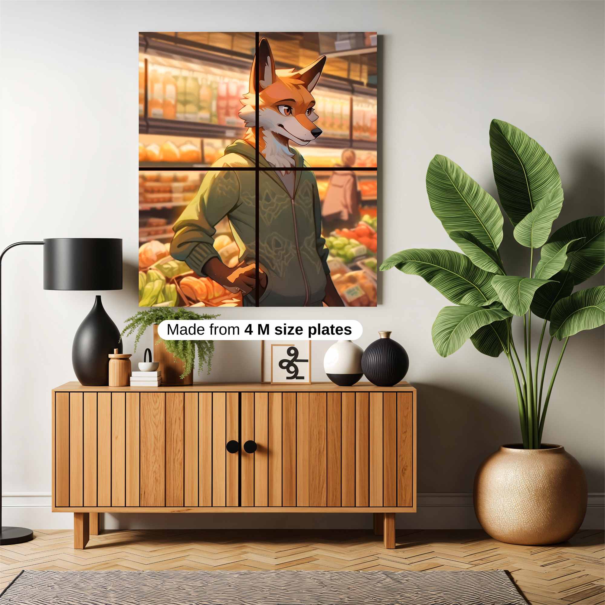 Fox Grocer Safe Wall Magnetic / M